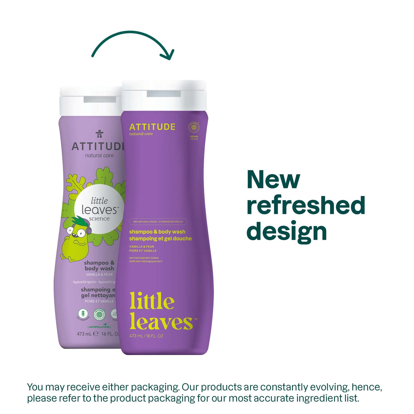 Shampoo and Body Wash 2-in-1 for kids : LITTLE LEAVES™