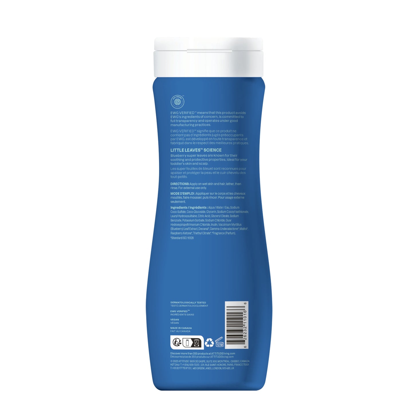 Shampoo and Body Wash 2-in-1 for kids : LITTLE LEAVES™
