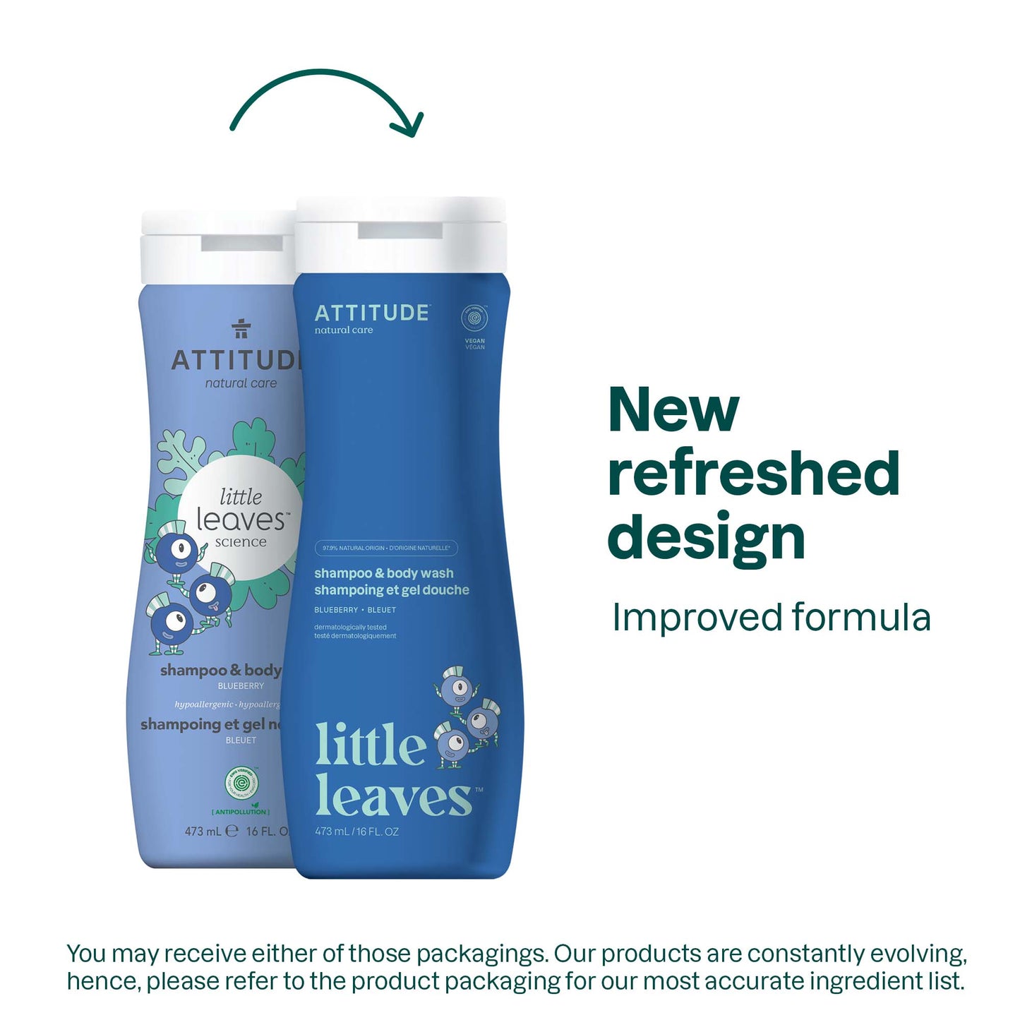 ATTITUDE little leaves™ Shampoo and Body Wash 2-in-1 for kids Blueberry 473 mL 11016_en? Blueberry / 473 mL