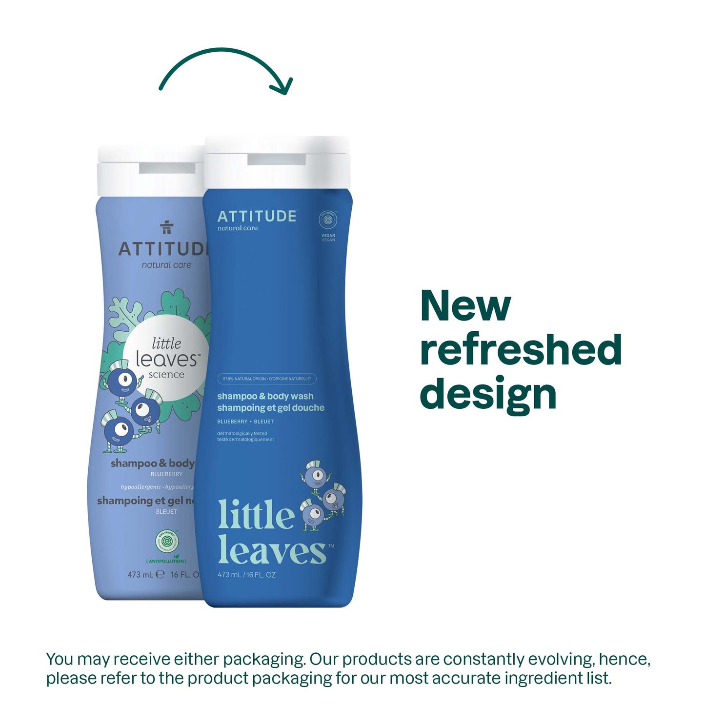 Shampoo and Body Wash 2-in-1 for kids : LITTLE LEAVES™