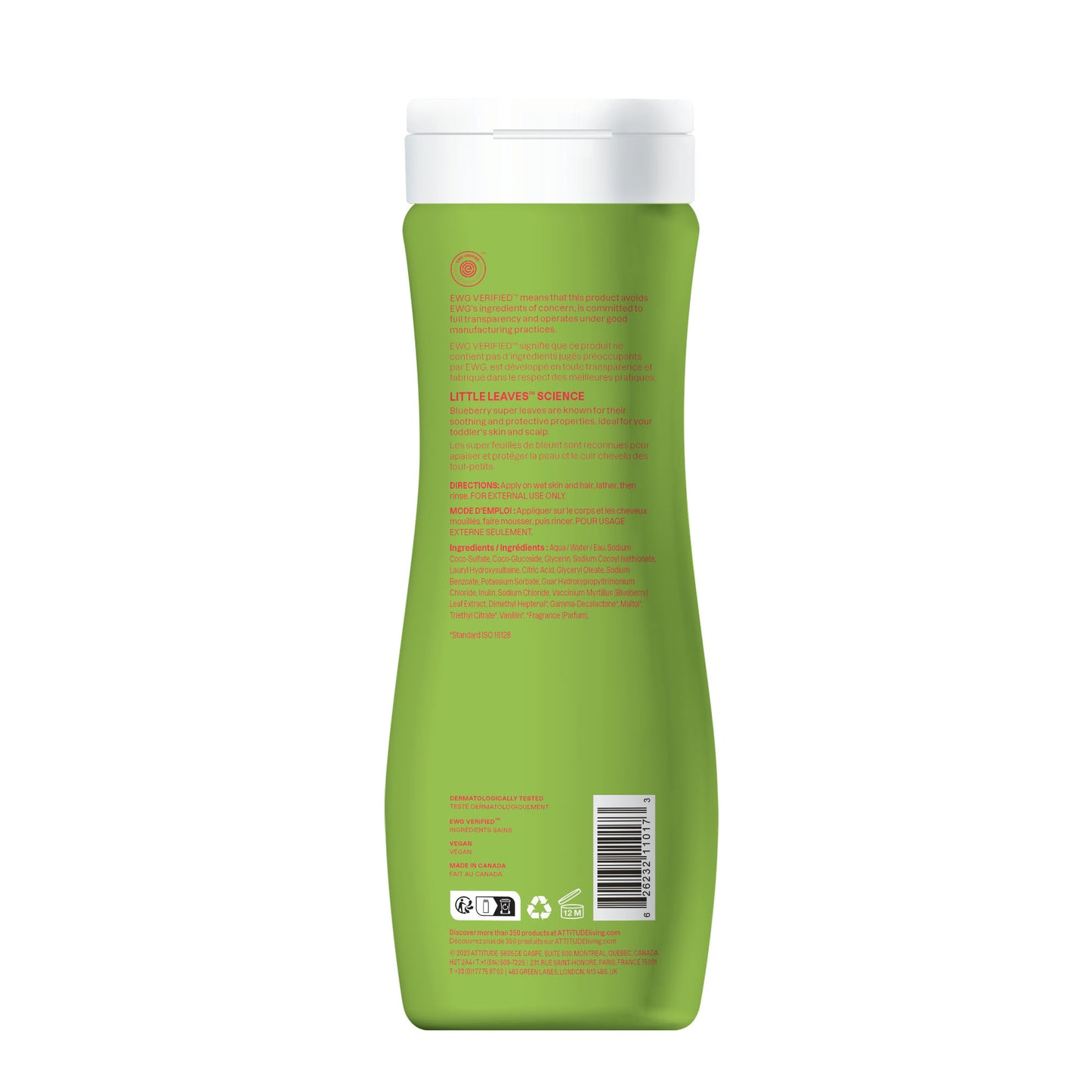 Shampoo and Body Wash 2-in-1 for kids : LITTLE LEAVES™