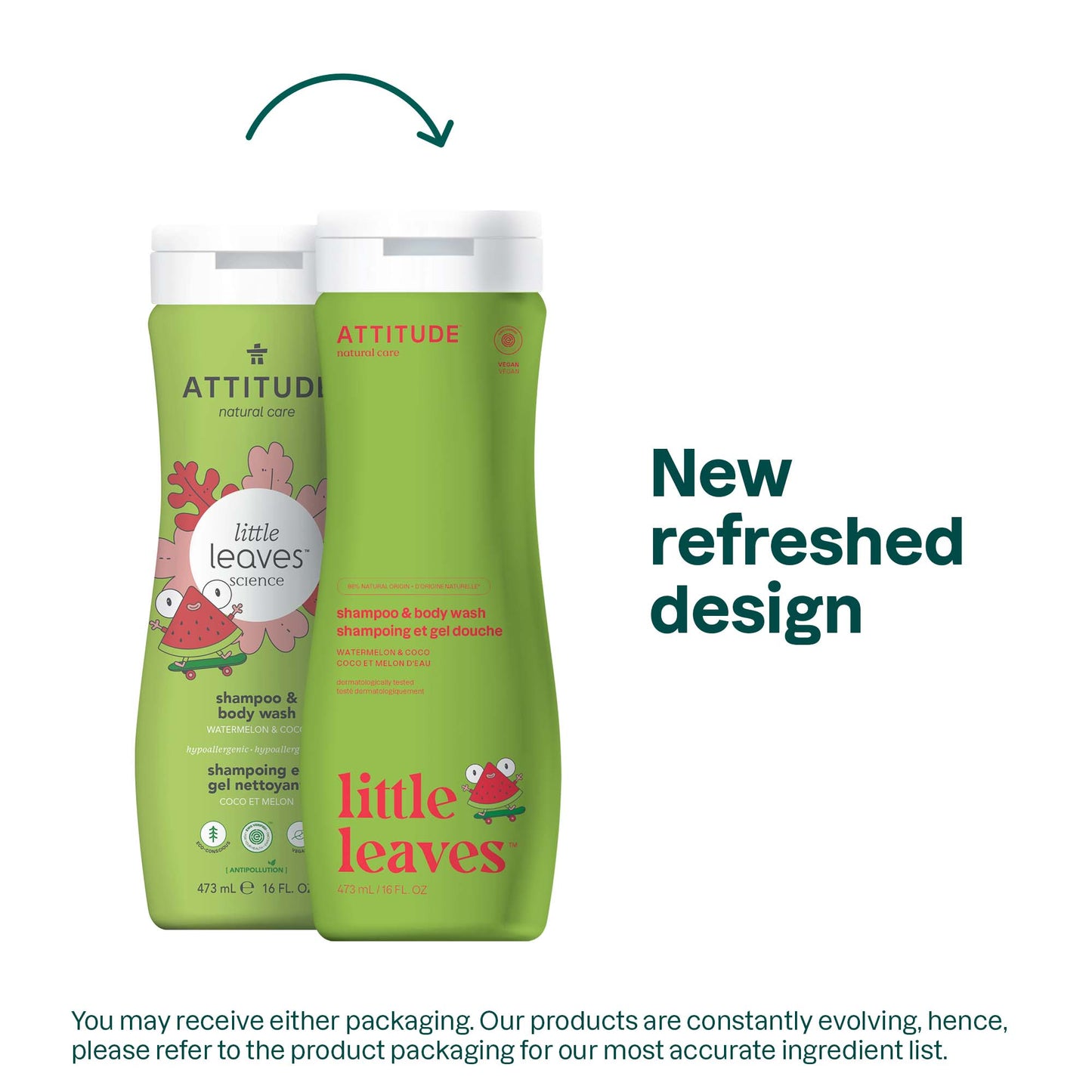 Shampoo and Body Wash 2-in-1 for kids : LITTLE LEAVES™
