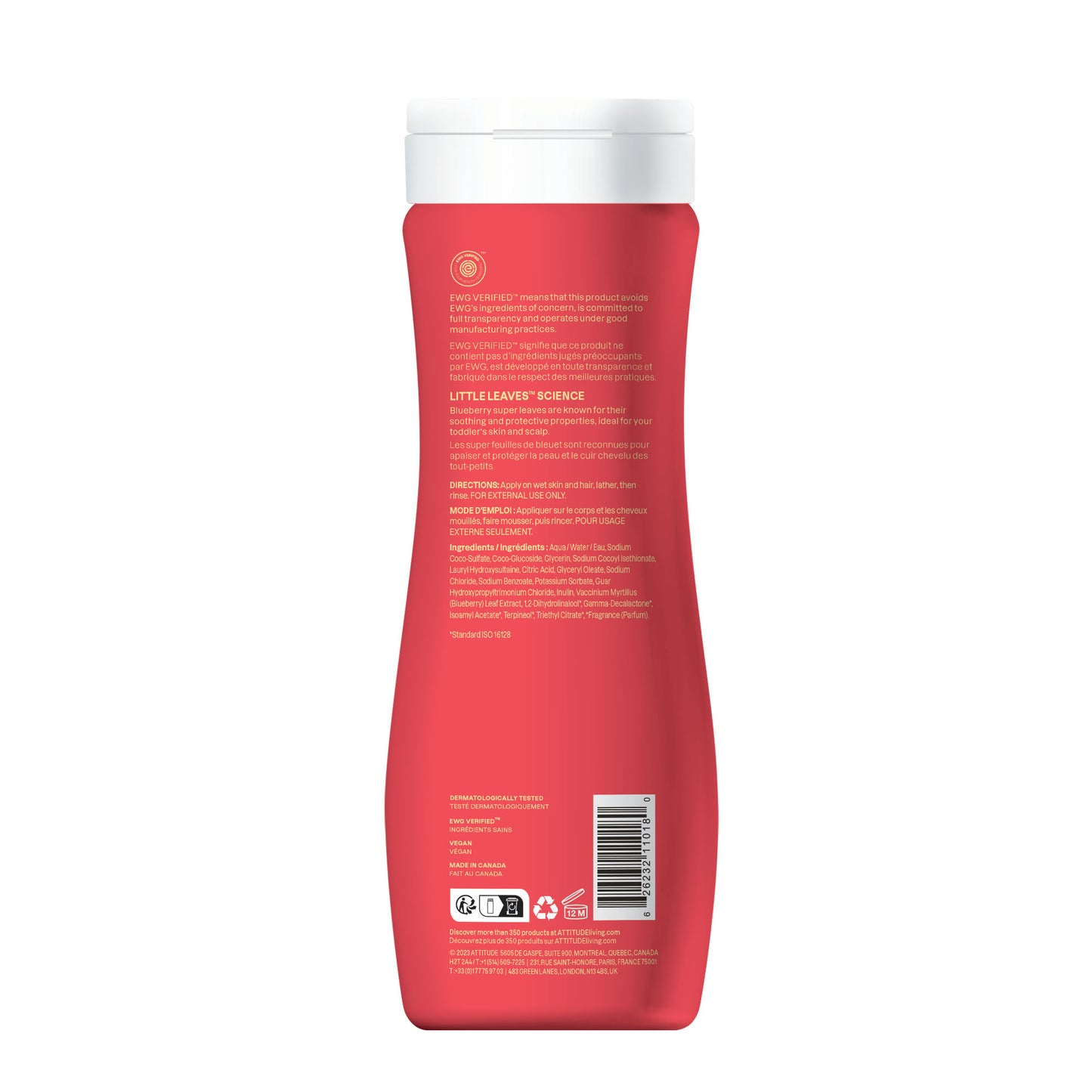 Shampoo and Body Wash 2-in-1 for kids : LITTLE LEAVES™