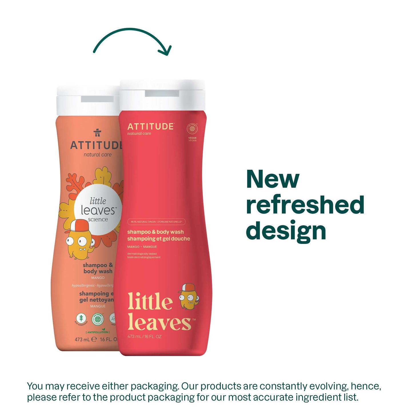 Shampoo and Body Wash 2-in-1 for kids : LITTLE LEAVES™