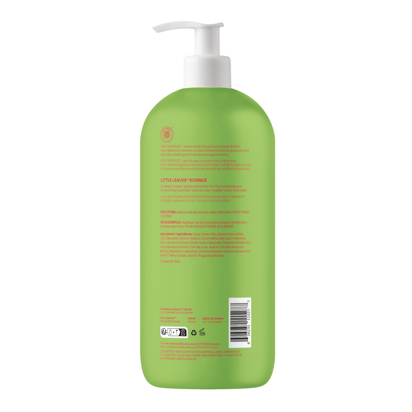 Shampoo and Body Wash 2-in-1 for kids : LITTLE LEAVES™
