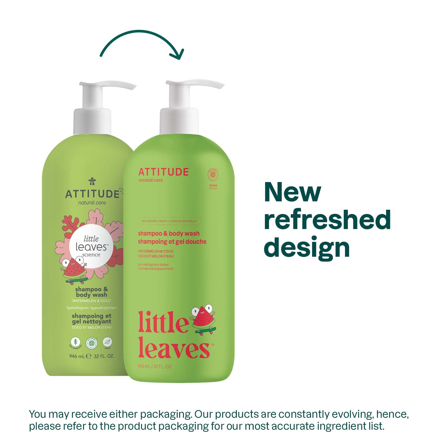Shampoo and Body Wash 2-in-1 for kids : LITTLE LEAVES™