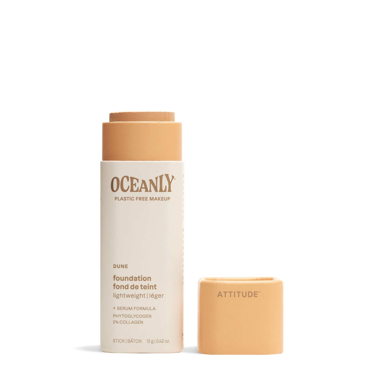 ATTITUDE Oceanly Light Coverage Foundation Stick Dune 12g Unscented 16142_en?_main?