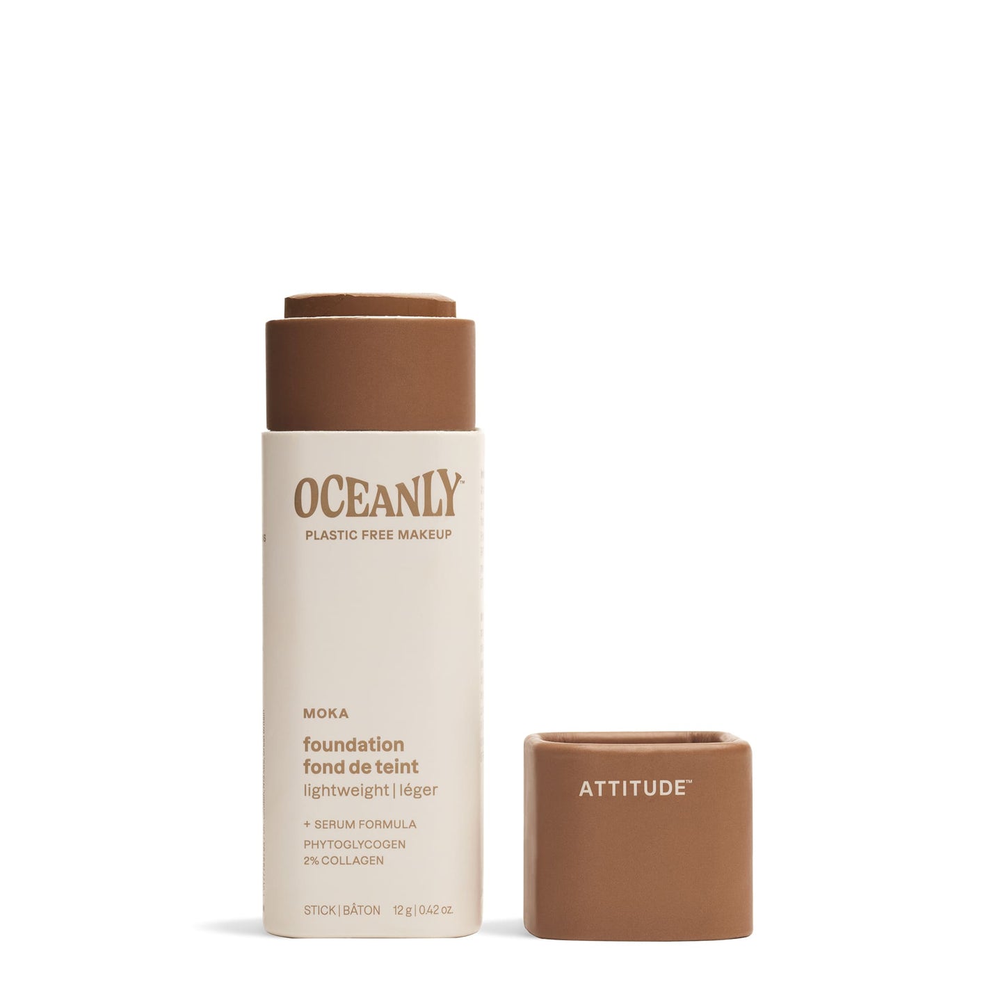 ATTITUDE Oceanly Light Coverage Foundation Stick Moka 12g Unscented 16144_en?_main?