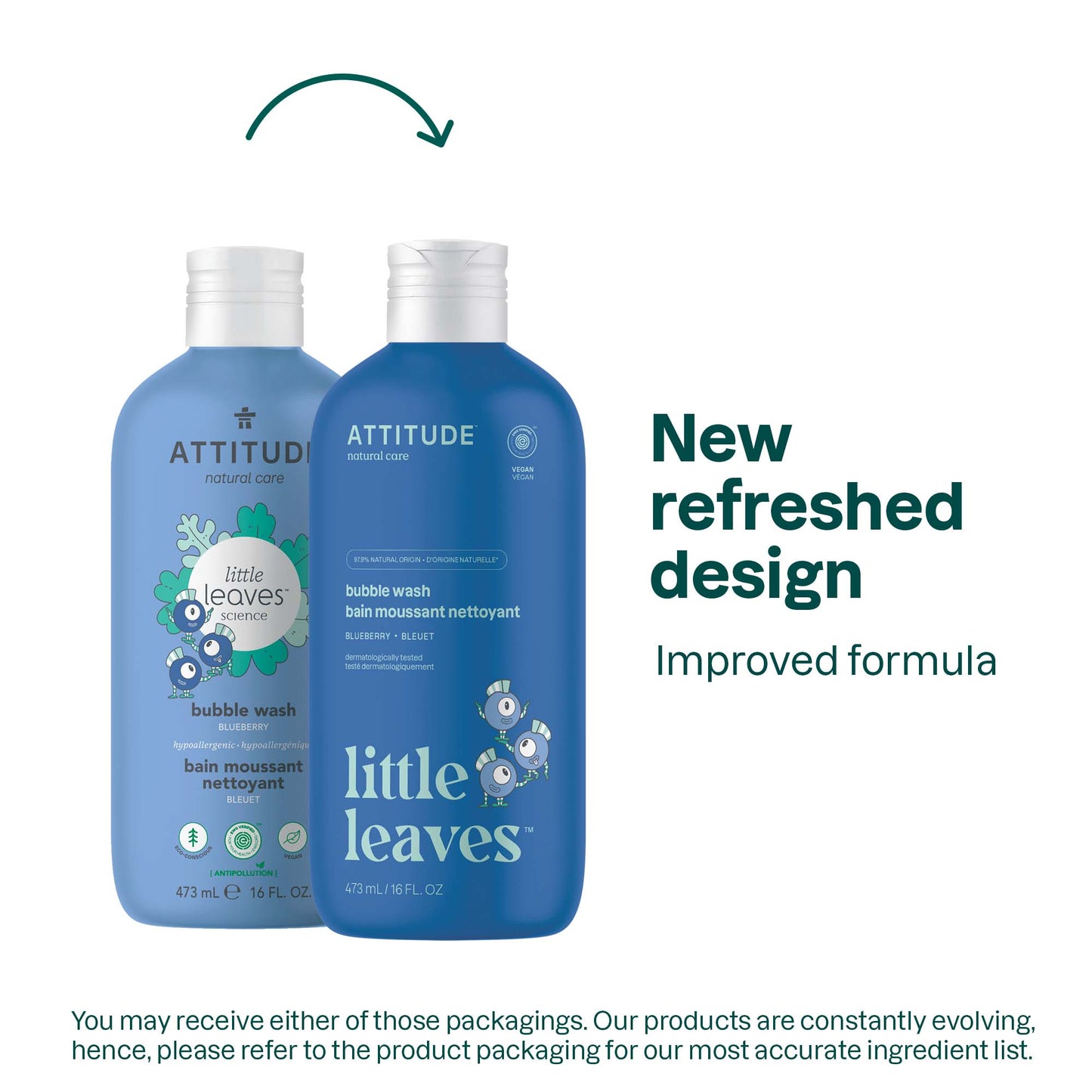 ATTITUDE little leaves™ Kids Bubble Wash Blueberry 18316_en? Blueberry / 1 unit