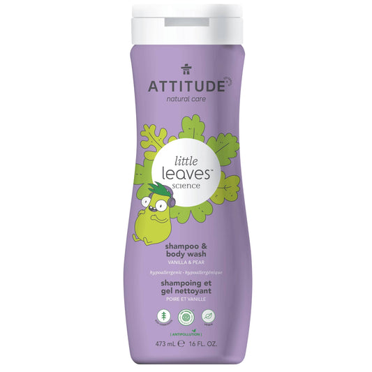 ATTITUDE little leaves™ Shampoo and Body Wash 2-in-1 for kids Vanilla & pear - 473 mL 11015_en?_main? Vanilla and pear / 473 mL