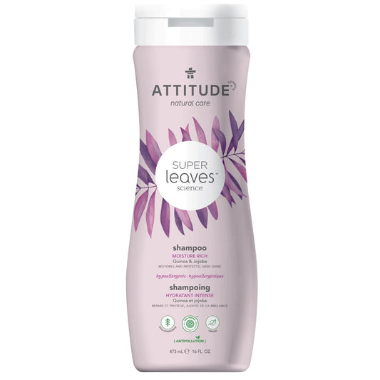 ATTITUDE Super Leaves Shampoo Moisture Rich Restores and protects adds shine 11007en?_main? 473 mL