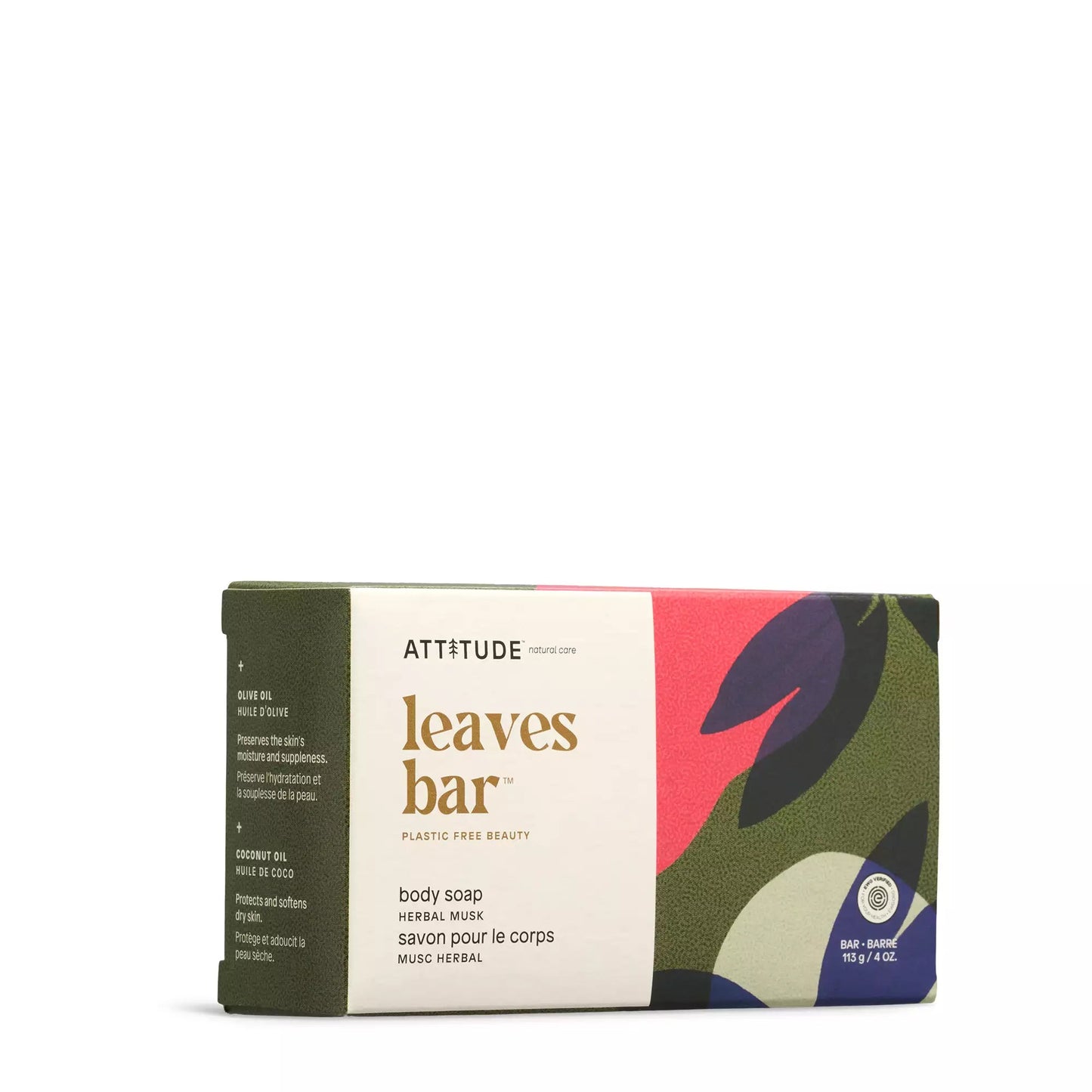 ATTITUDE leaves bar Body Soap Herbal Musk 17152-btob_en? 1 unit