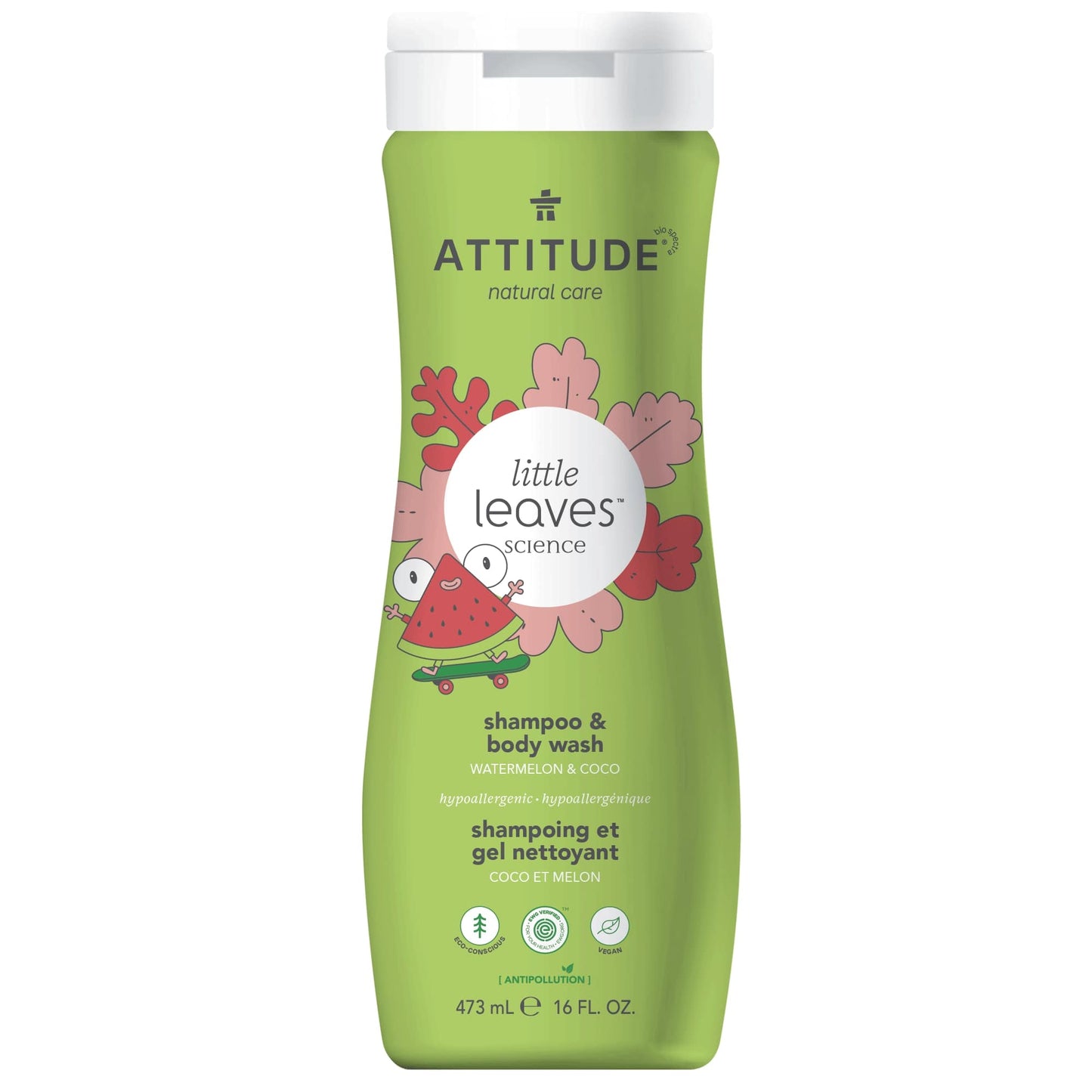 ATTITUDE-2-in-1 Shampoo and body wash Watermelon and Coco - 473 mL 11017_en?_main? Watermelon and Coco / 473 mL