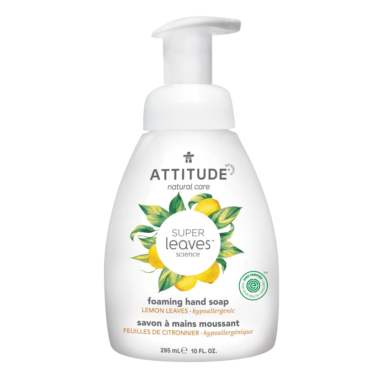 ATTITUDE Super leaves™ Foaming Hand Soap Lemon Leaves 14082_en?_main? 295 mL