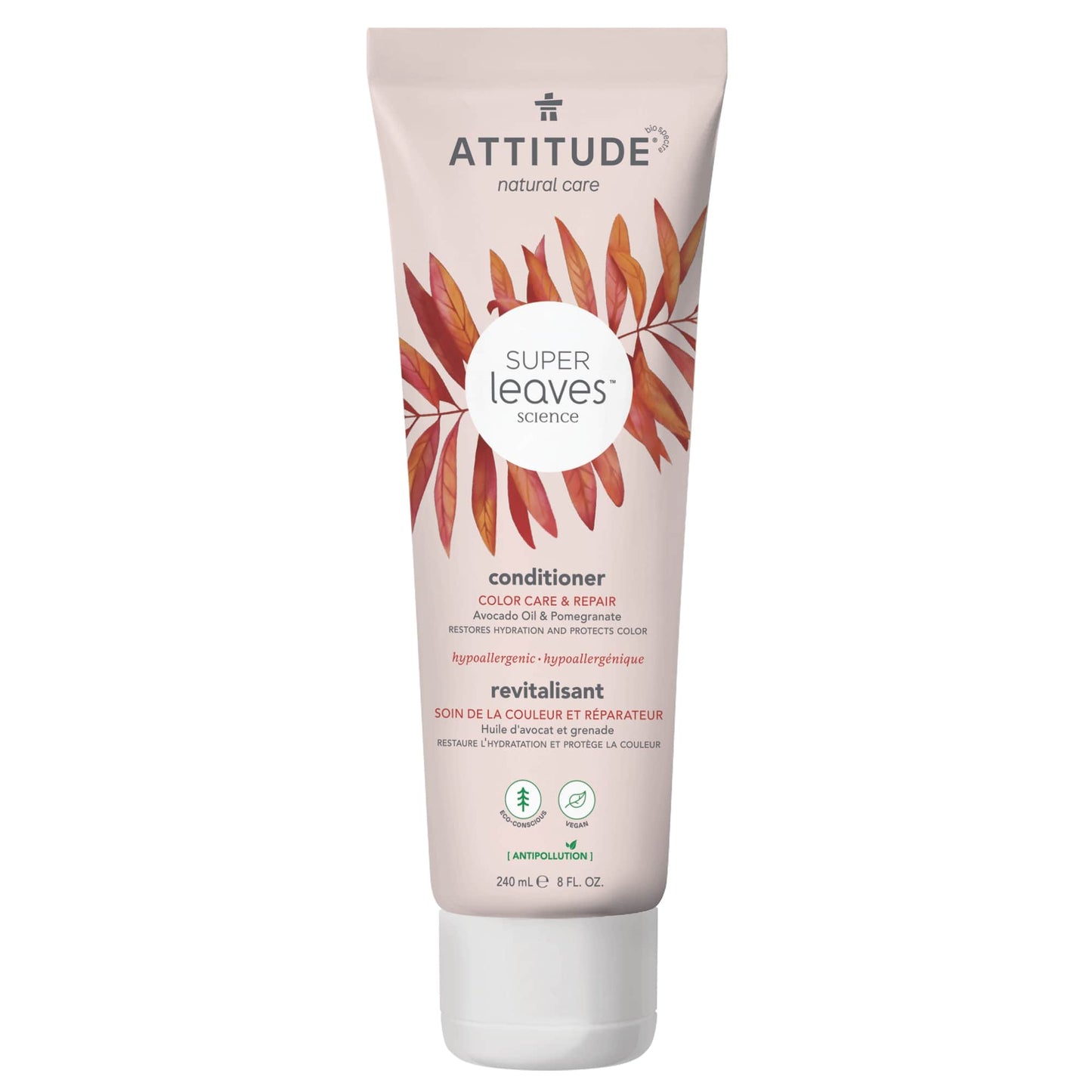 ATTITUDE Super Leaves Conditioner Color Protection Protects and adds radiance 11914_en?_main? 240 mL
