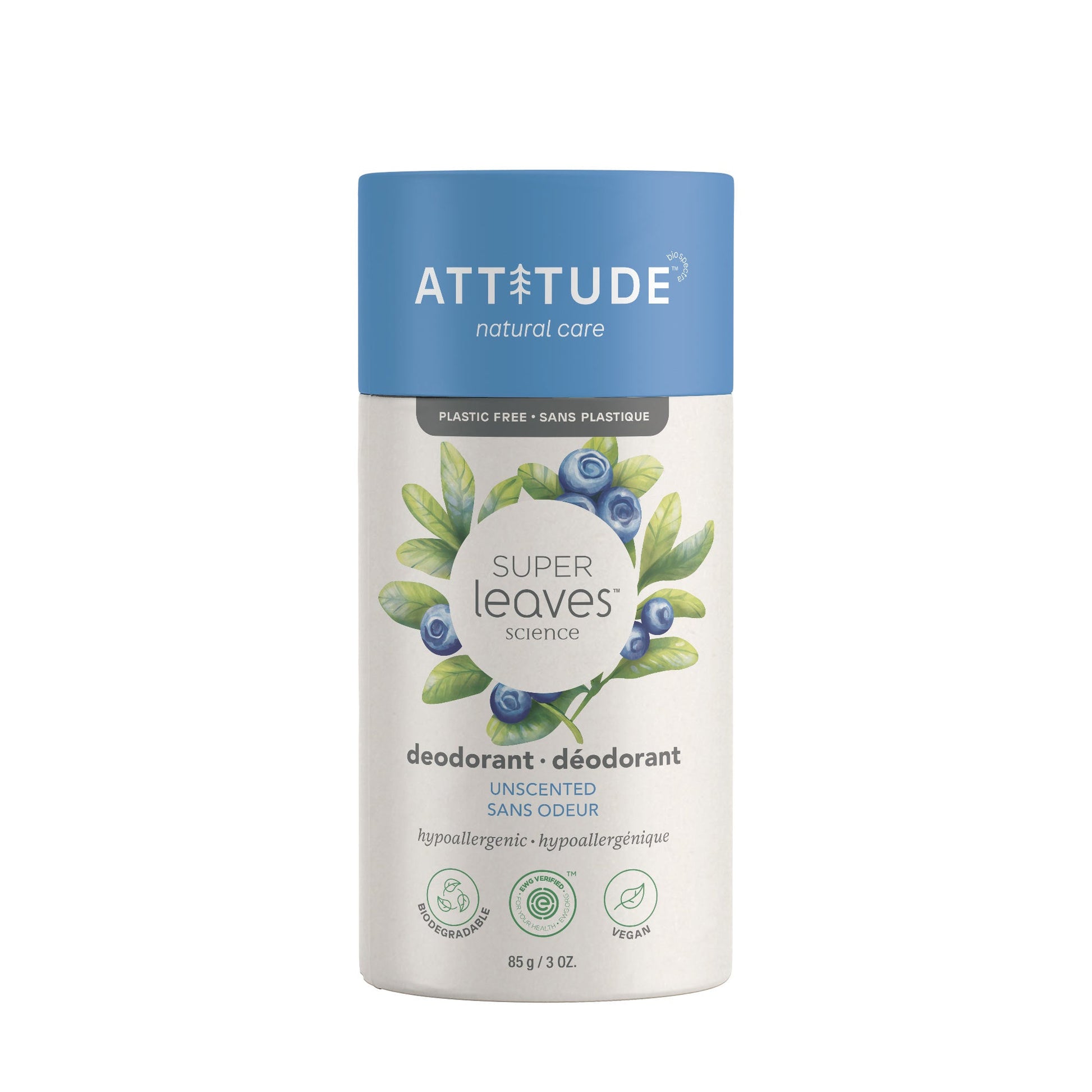 ATTITUDE Super leaves Biodegredable Deodorant Unscented _en? Unscented