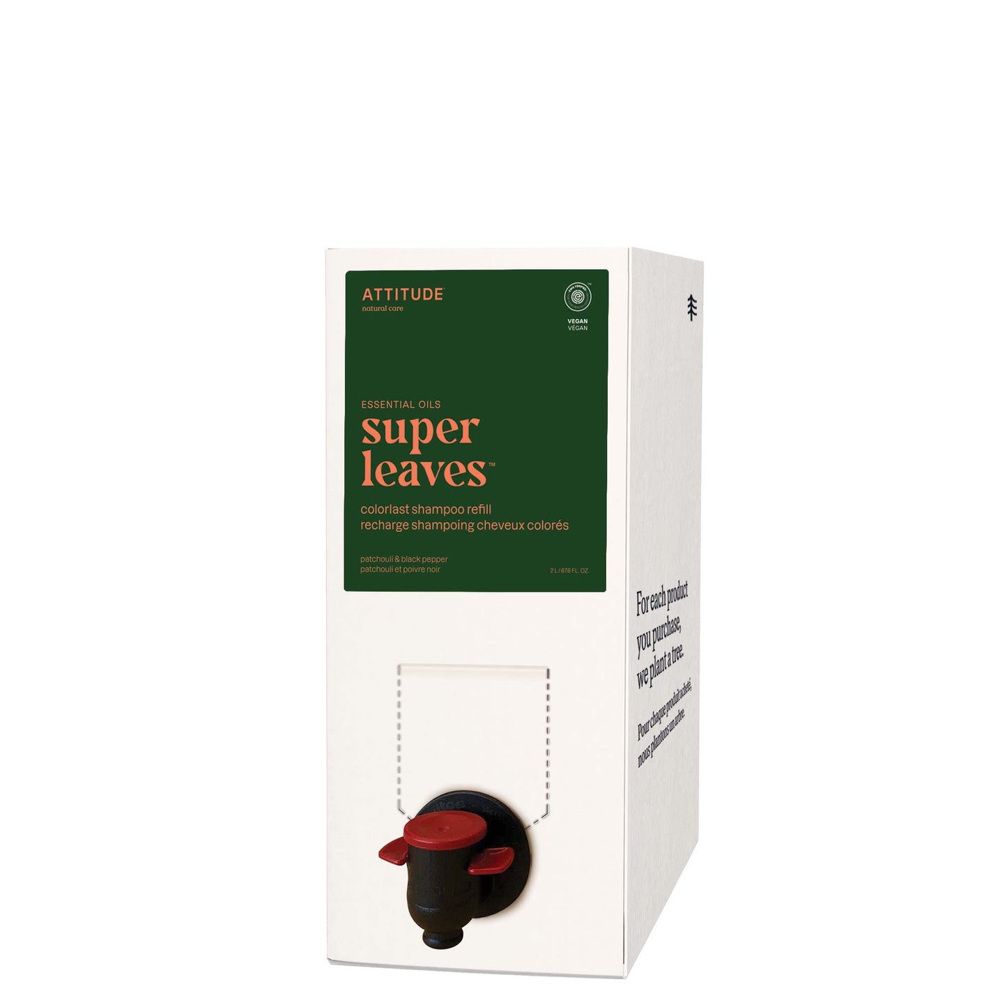 ATTITUDE super leaves essential oils colorlast shampoo refill Patchouli and black pepper 87103_en?_main? Eco-refill 2L