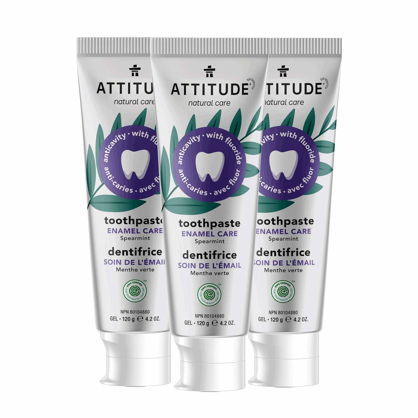 Adult Toothpaste with fluoride trio Enamel care ATTITUDE BDL_3-16734 _en?_main? Enamel care
