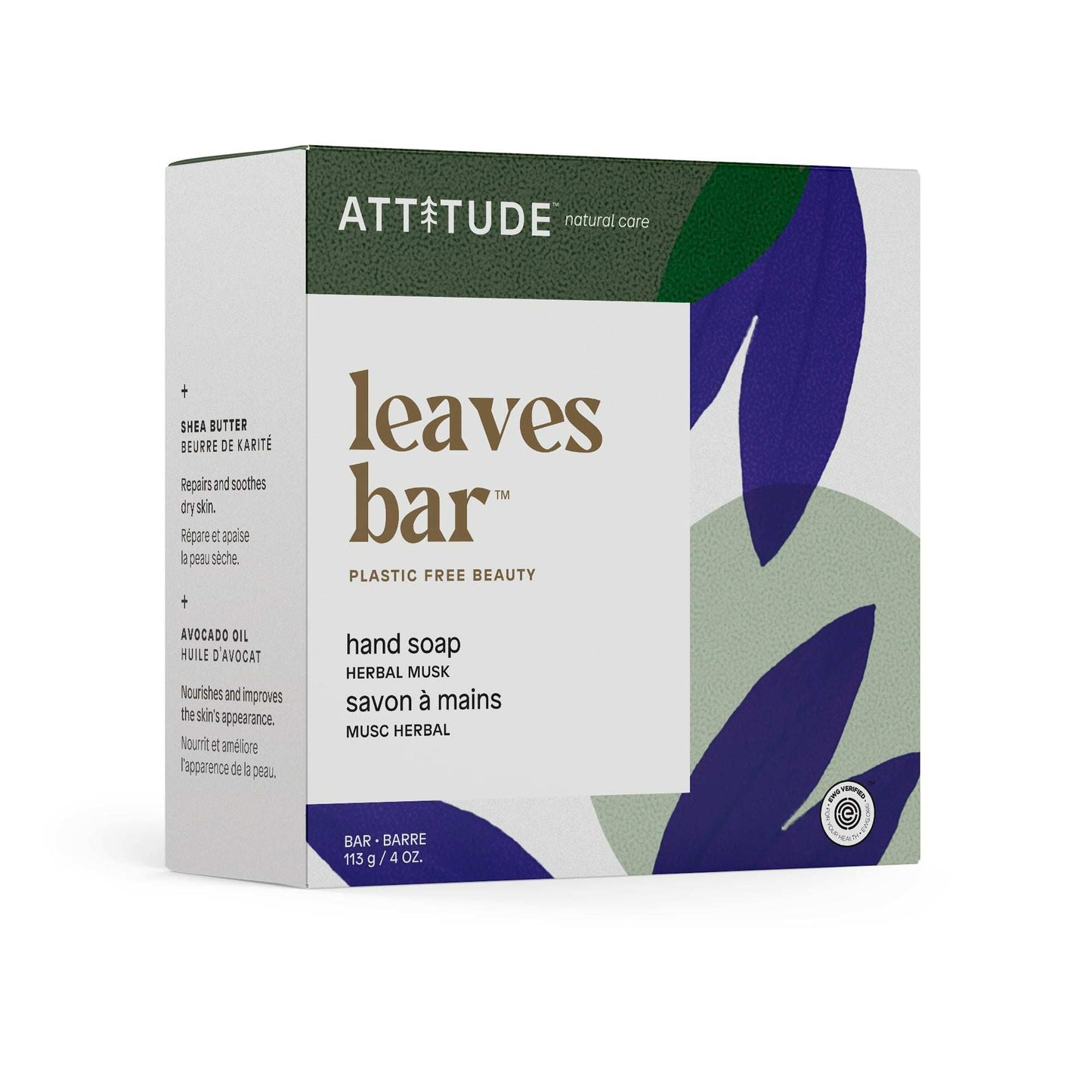 ATTITUDE leaves bar Hand Soap Herbal Musk 17157_en?_main? 1 unit