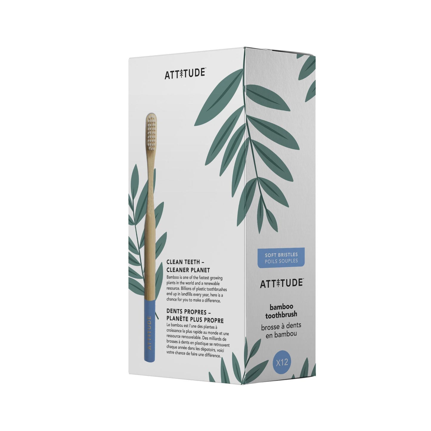 Toothbrush box - Blue 12 units ATTITUDE 16765 _en?_main?