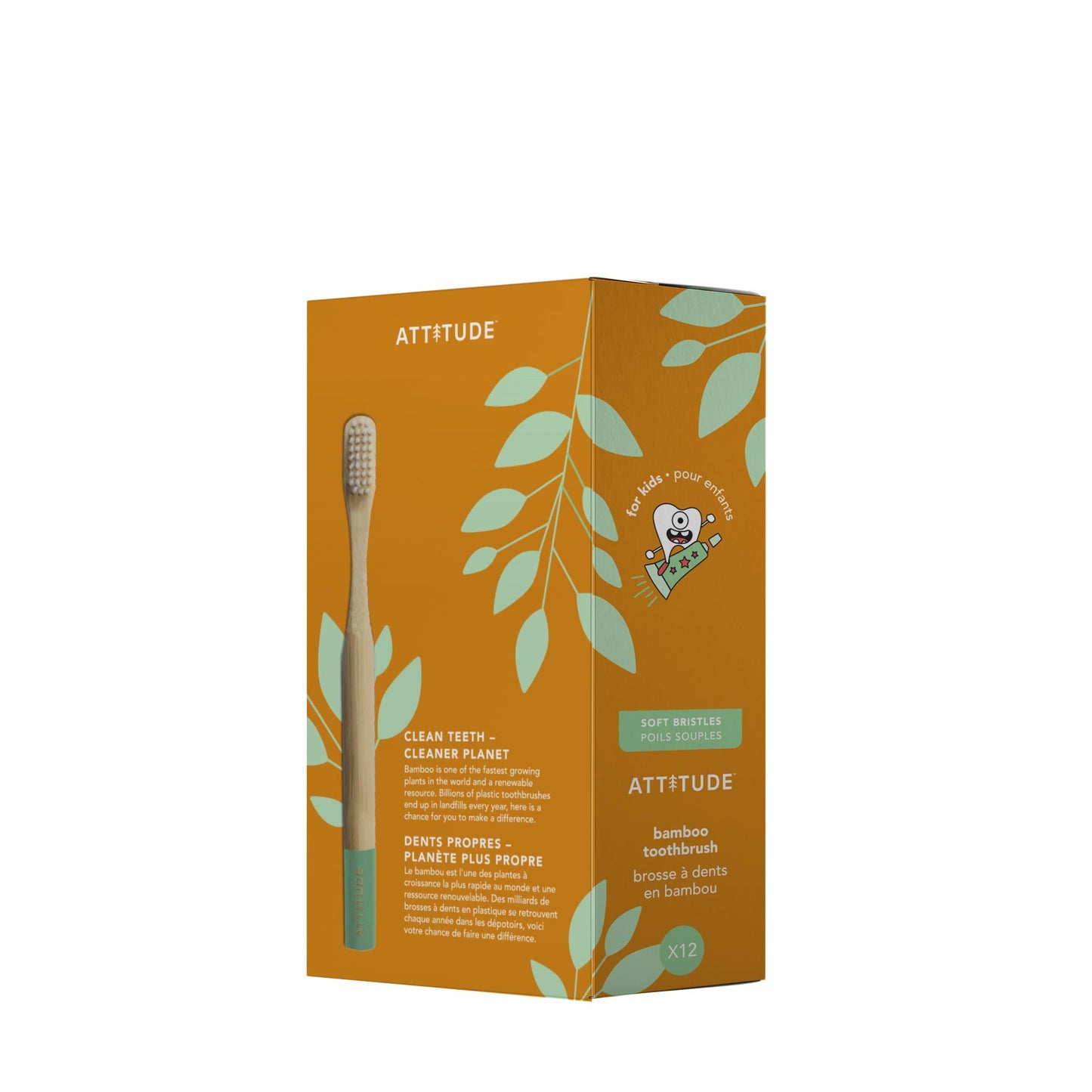 Toothbrush box - Green kid 12 units ATTITUDE 16767 _en?_main?