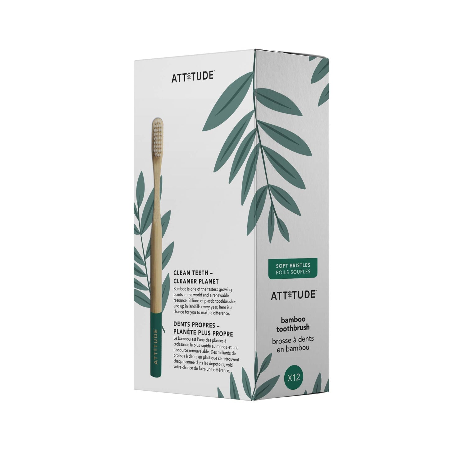 Toothbrush box - Green 12 units ATTITUDE 16770 _en?_main?