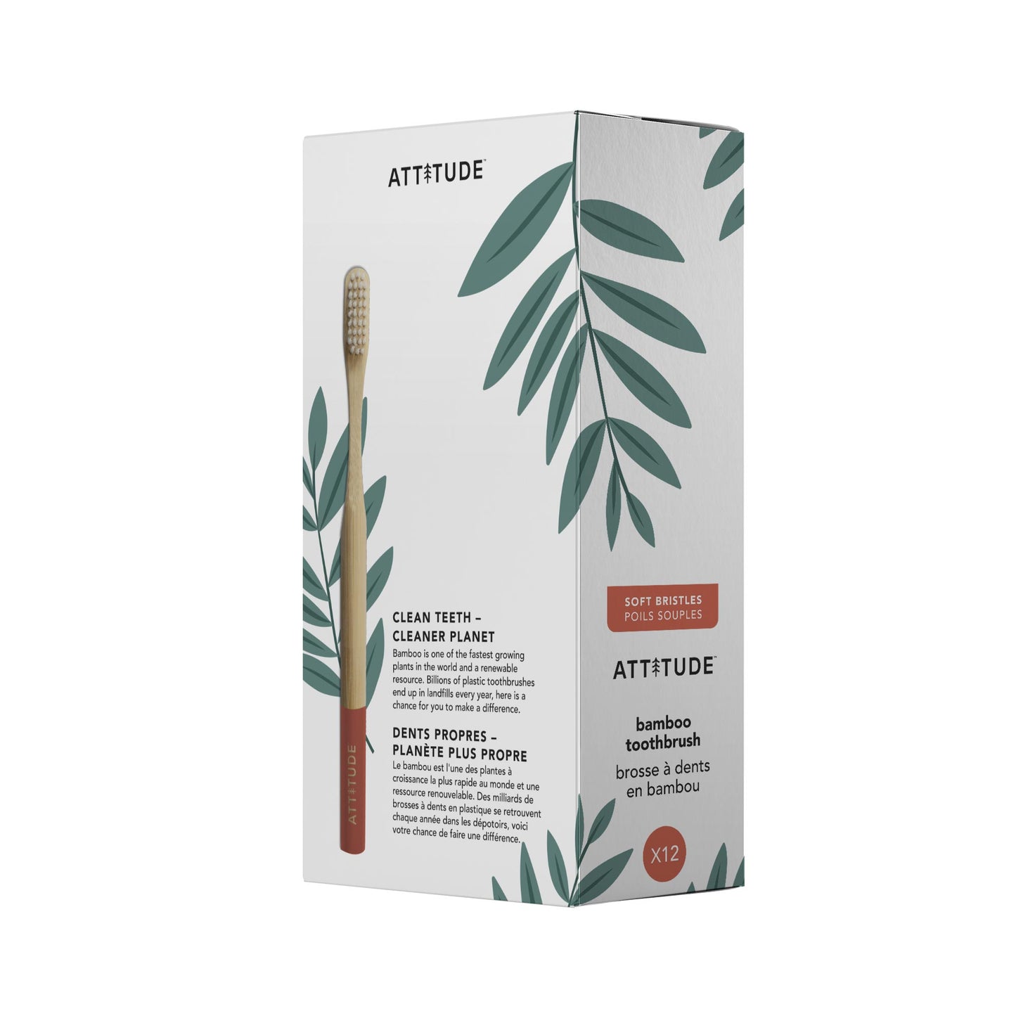 Toothbrush box - Orange 12 units ATTITUDE 16766 _en?_main?
