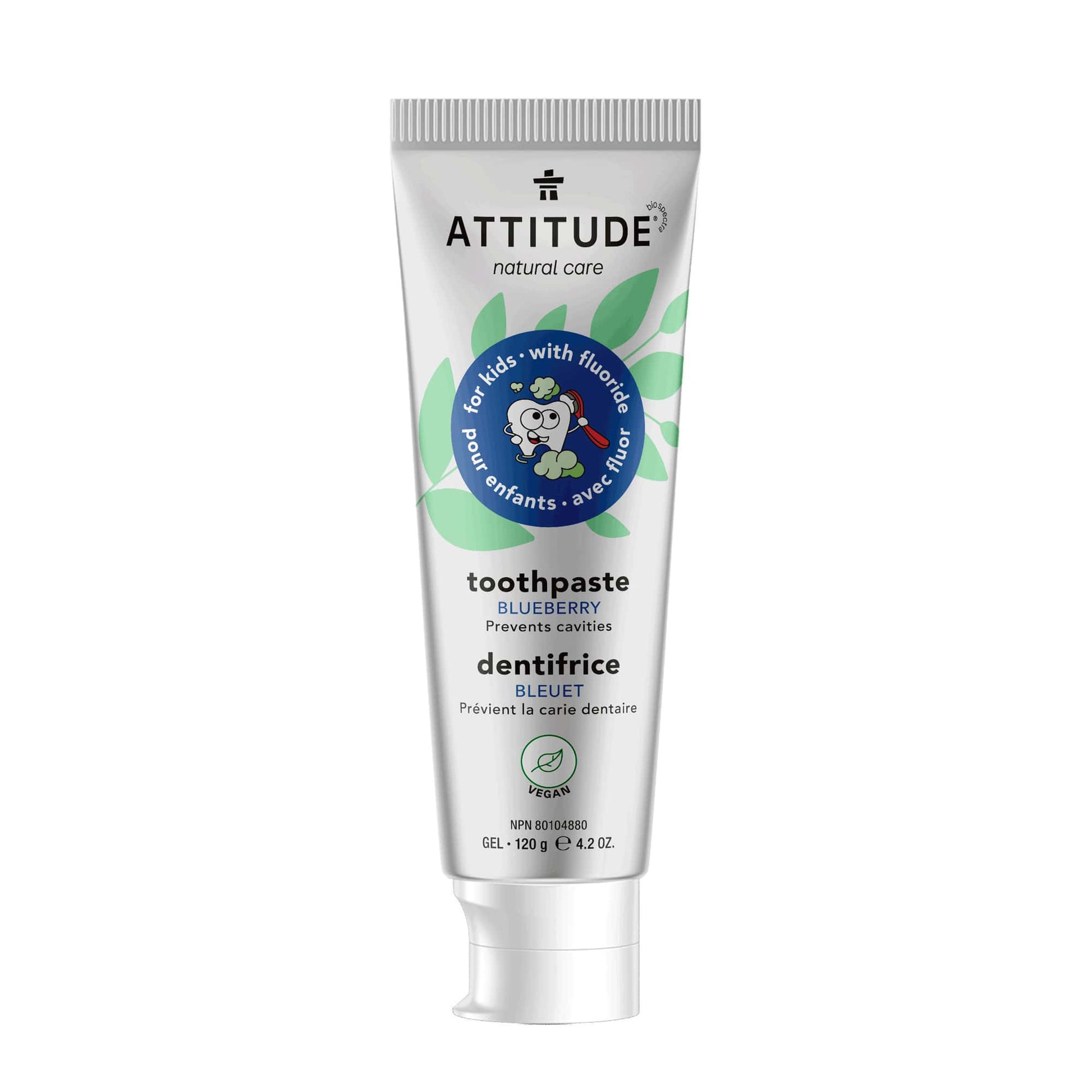 ATTITUDE Toothpaste with fluor for kids - Blueberry_en?_main? 120g