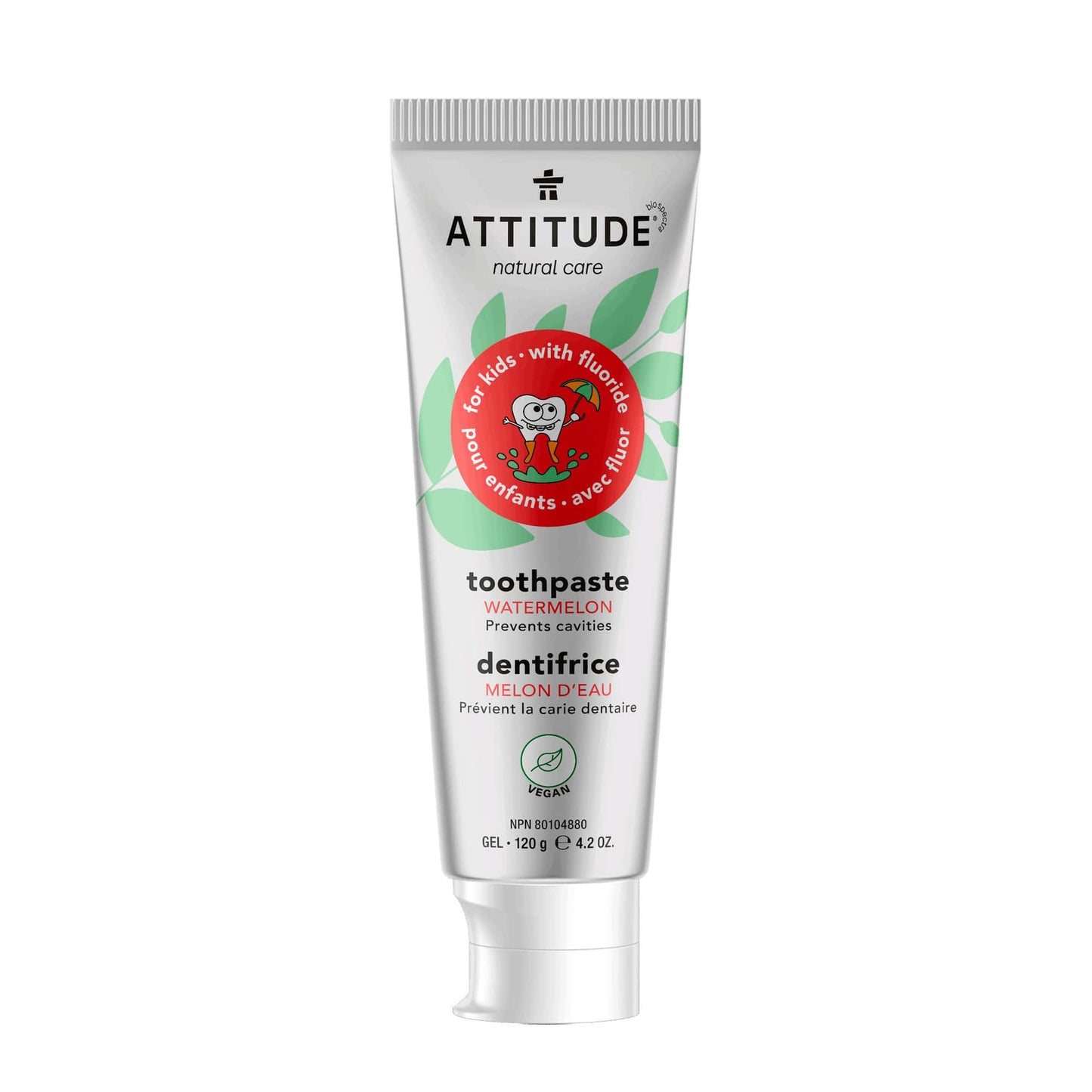 ATTITUDE Toothpaste with fluor for kids Watermelon 120g_en?_main? 120g