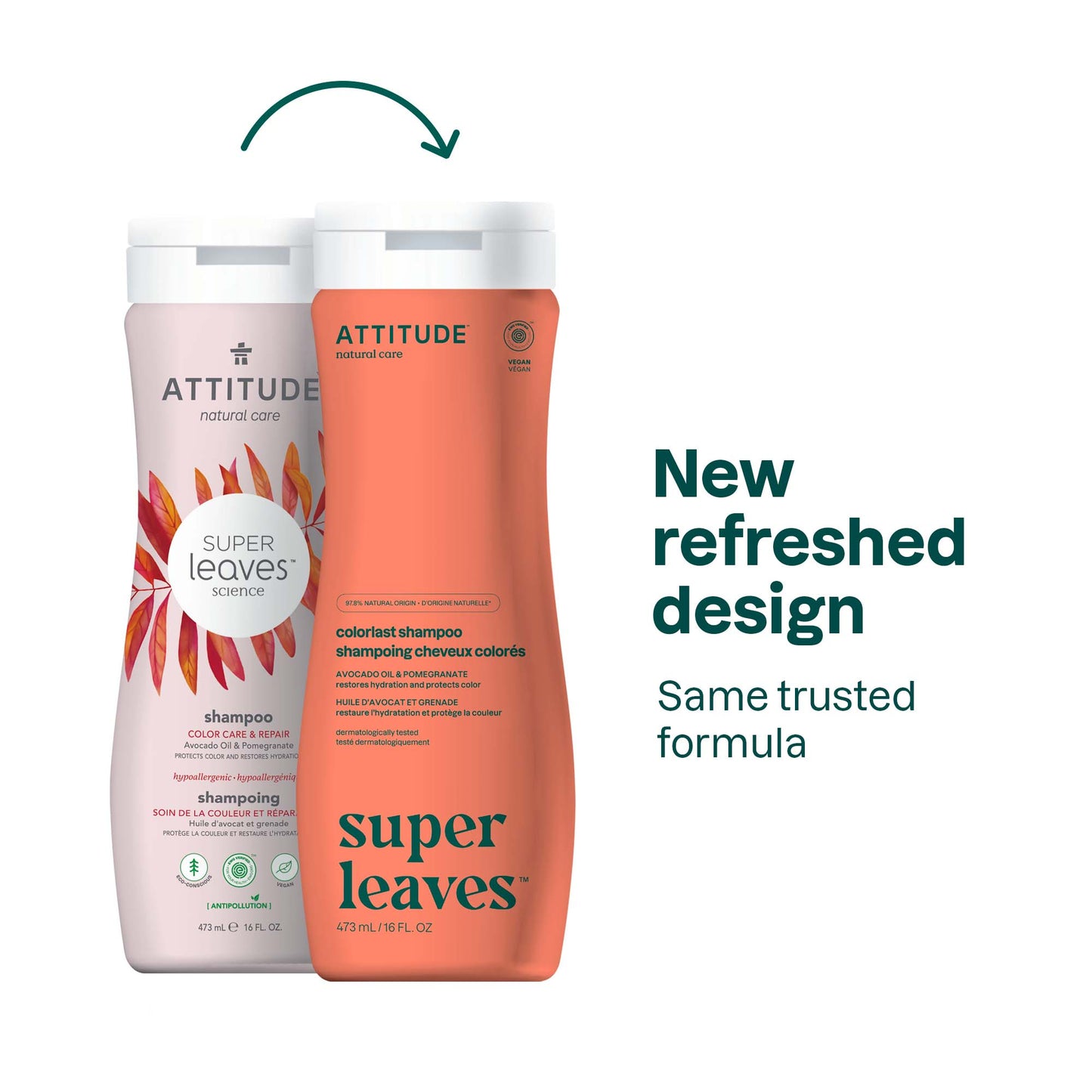 ATTITUDE Super Leaves Shampoo Color Protection Protects and adds radiance 11094_en? 473 mL