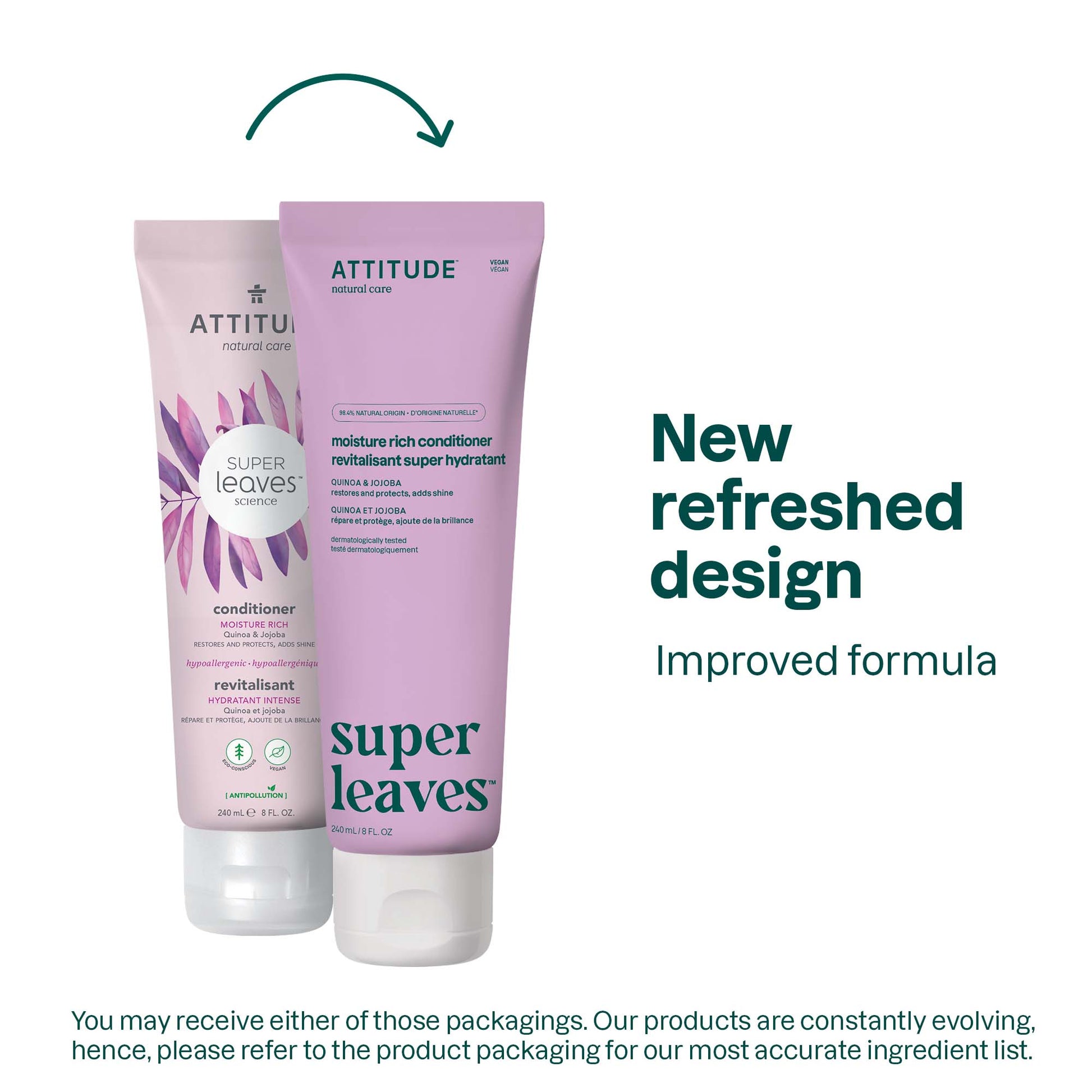 ATTITUDE Super Leaves Conditioner Moisture Rich Restores and protects 11107_en? 240 mL