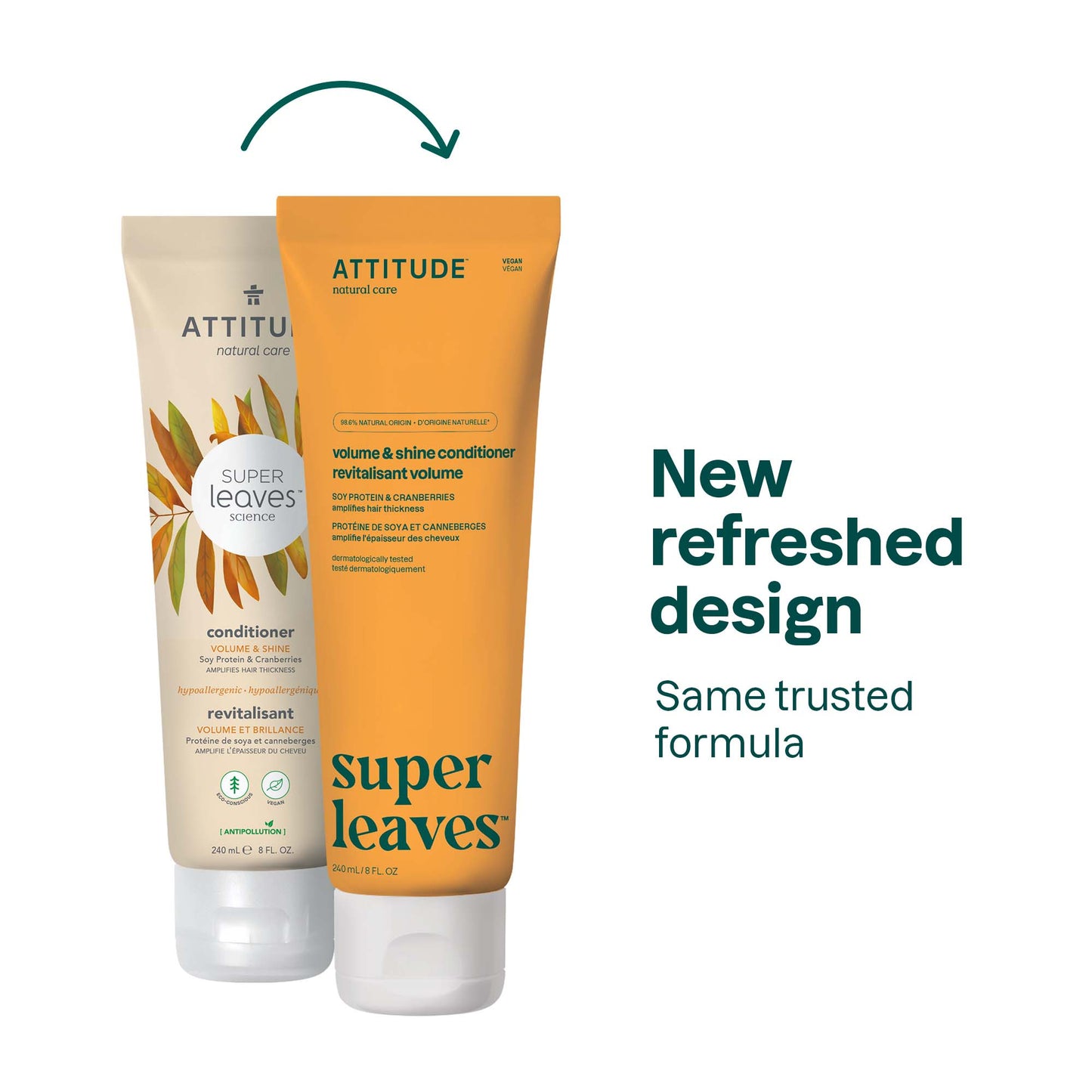 ATTITUDE Super leaves™ Conditioner Volume & Shine 11108_en? 240 mL