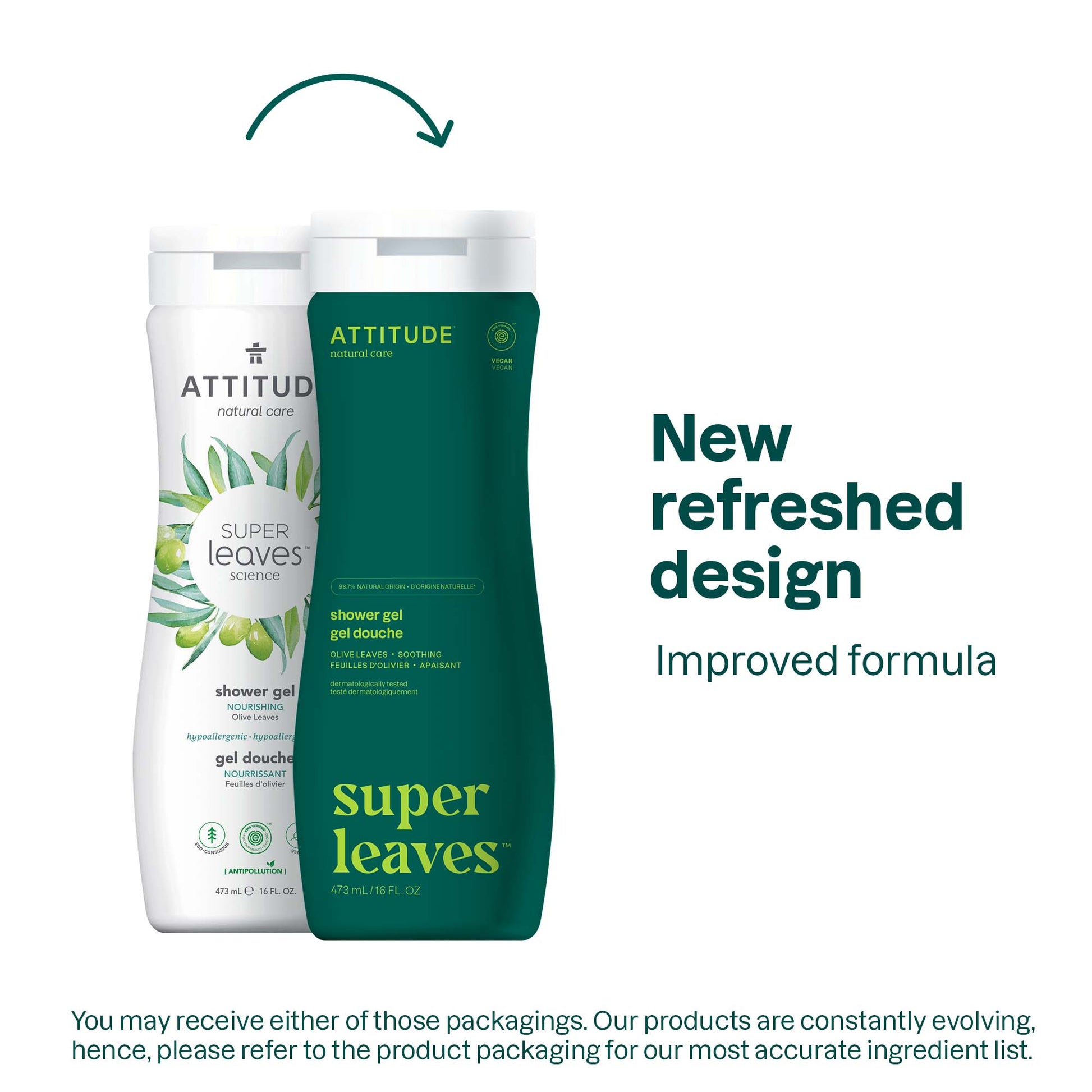 ATTITUDE Super leaves™ Shower Gel Nourishing Olive Leaves 11293_en? 473 mL