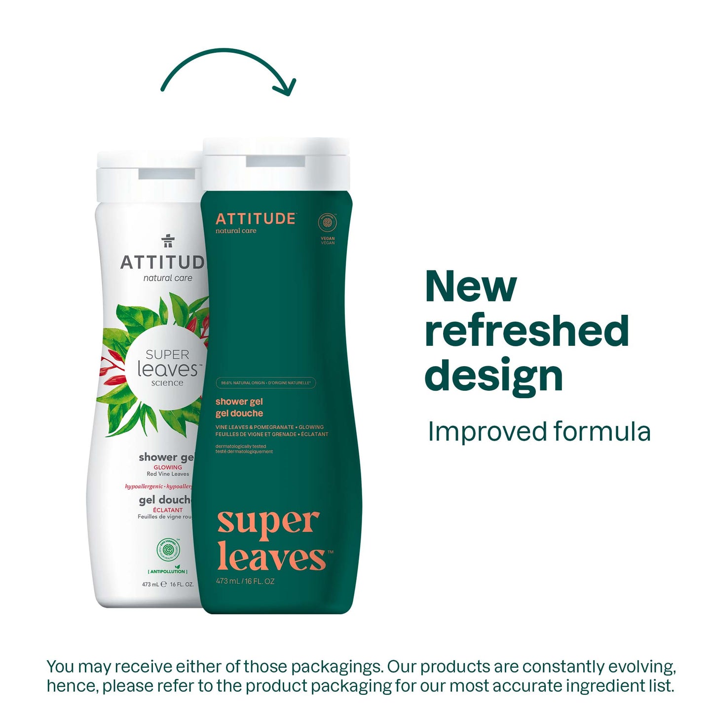 ATTITUDE Super leaves™ Shower Gel Glowing Red Vine Leaves 11294_en? 473 mL