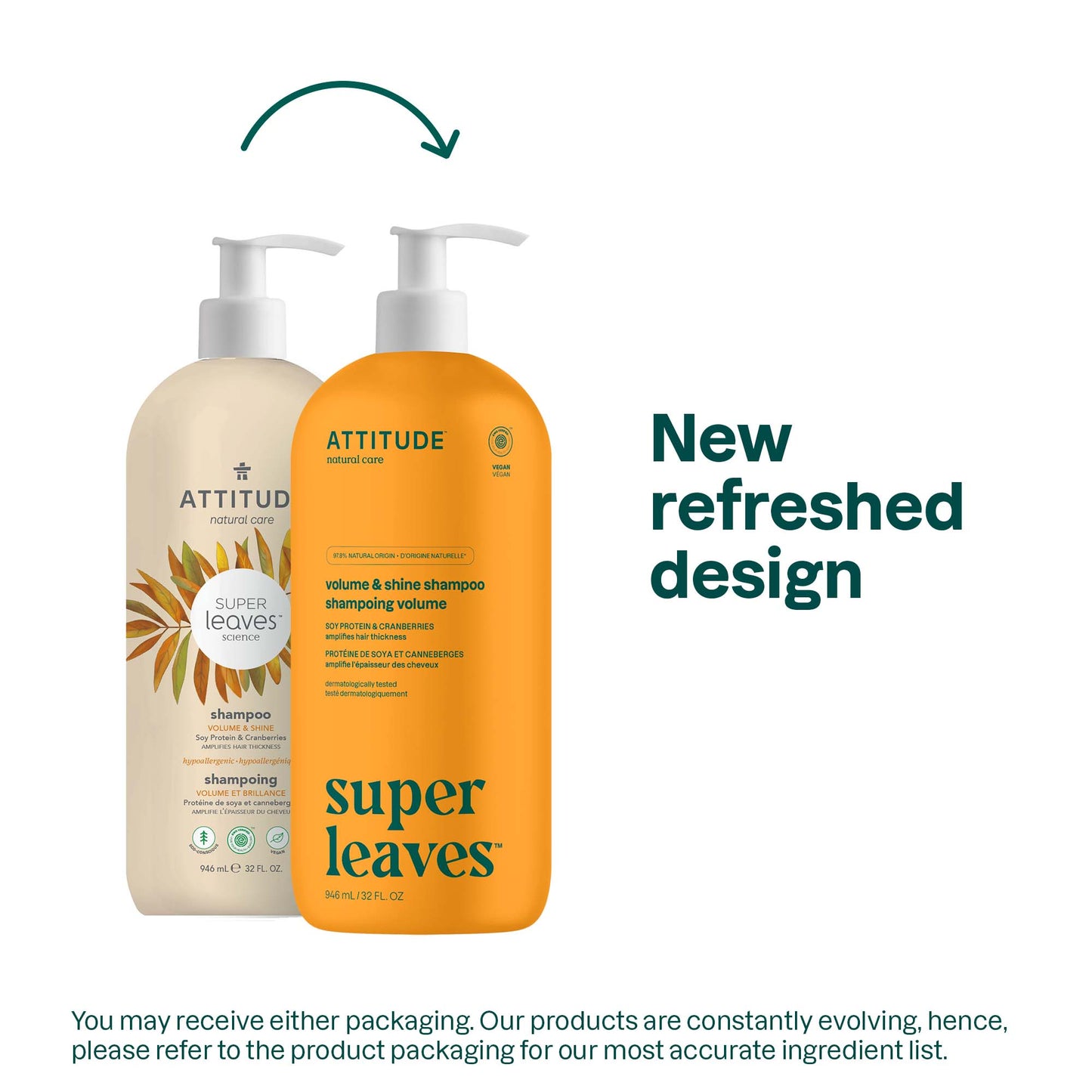 Shampoo Volume & Shine : SUPER LEAVES™