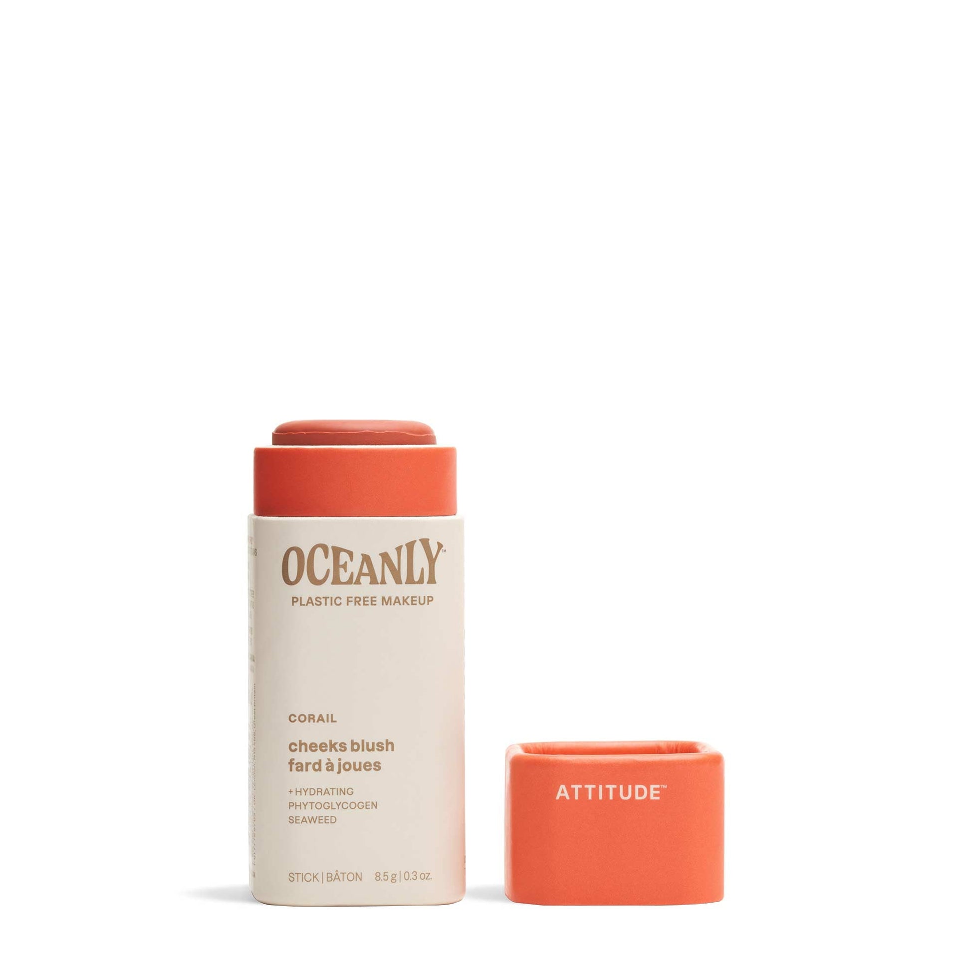 ATTITUDE Oceanly Cream blush stick Corail 8.5g Unscented 16123-btob_en?_main?