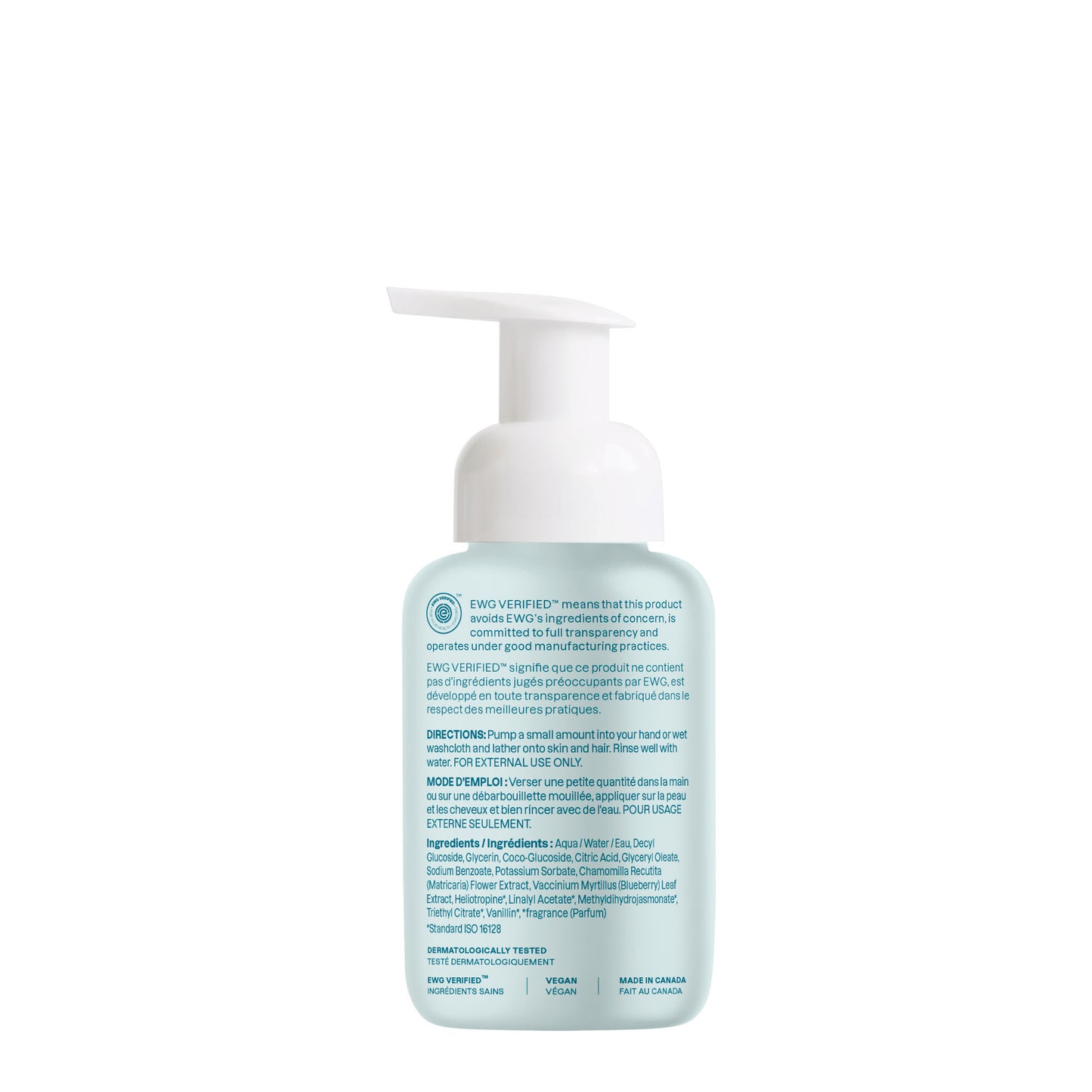 2-in-1 hair & body foaming wash : BABY LEAVES™