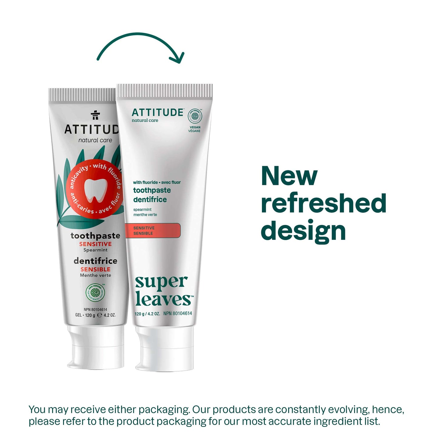 Adult Toothpaste with Fluoride - Sensitive