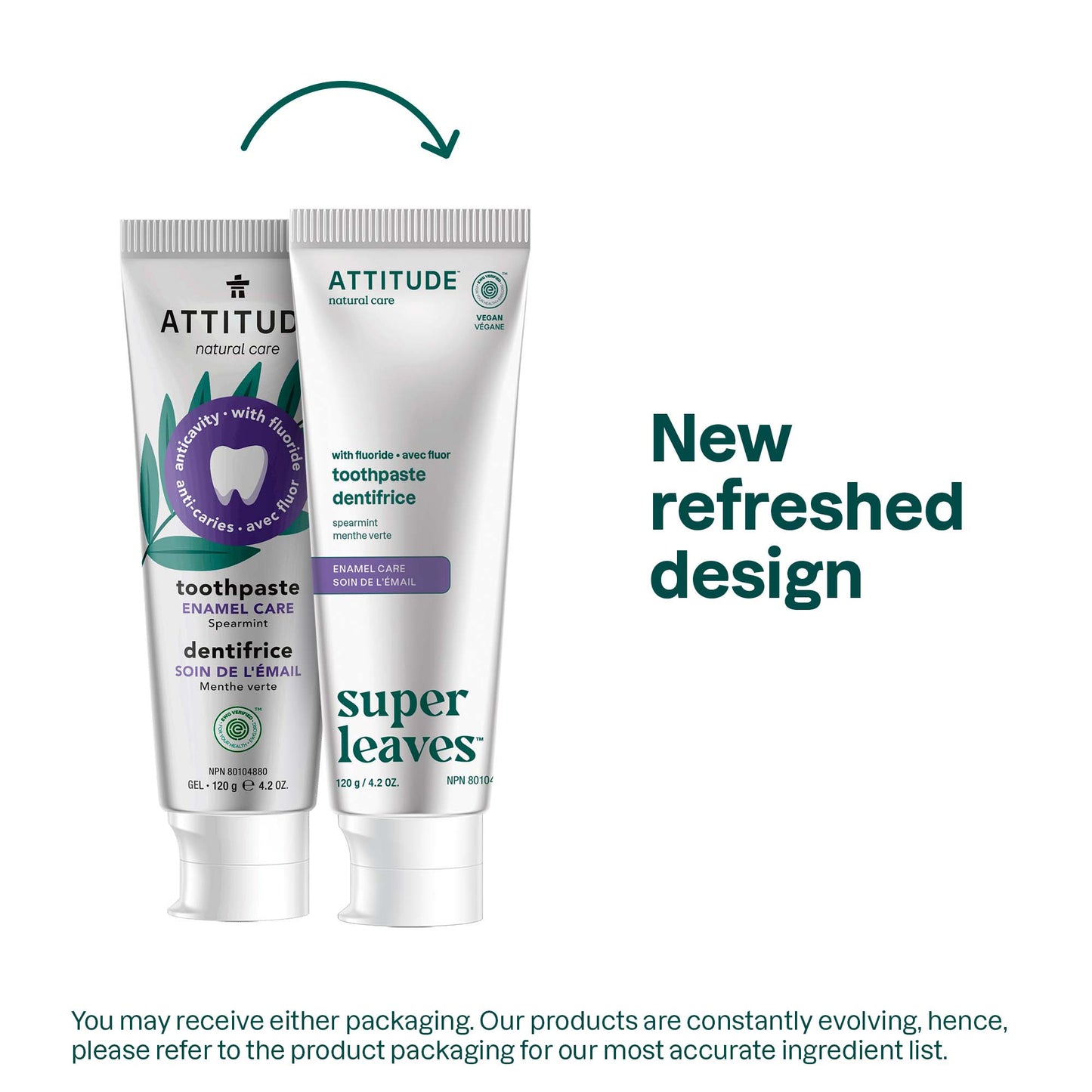 Adult Toothpaste with Fluoride - Enamel Care