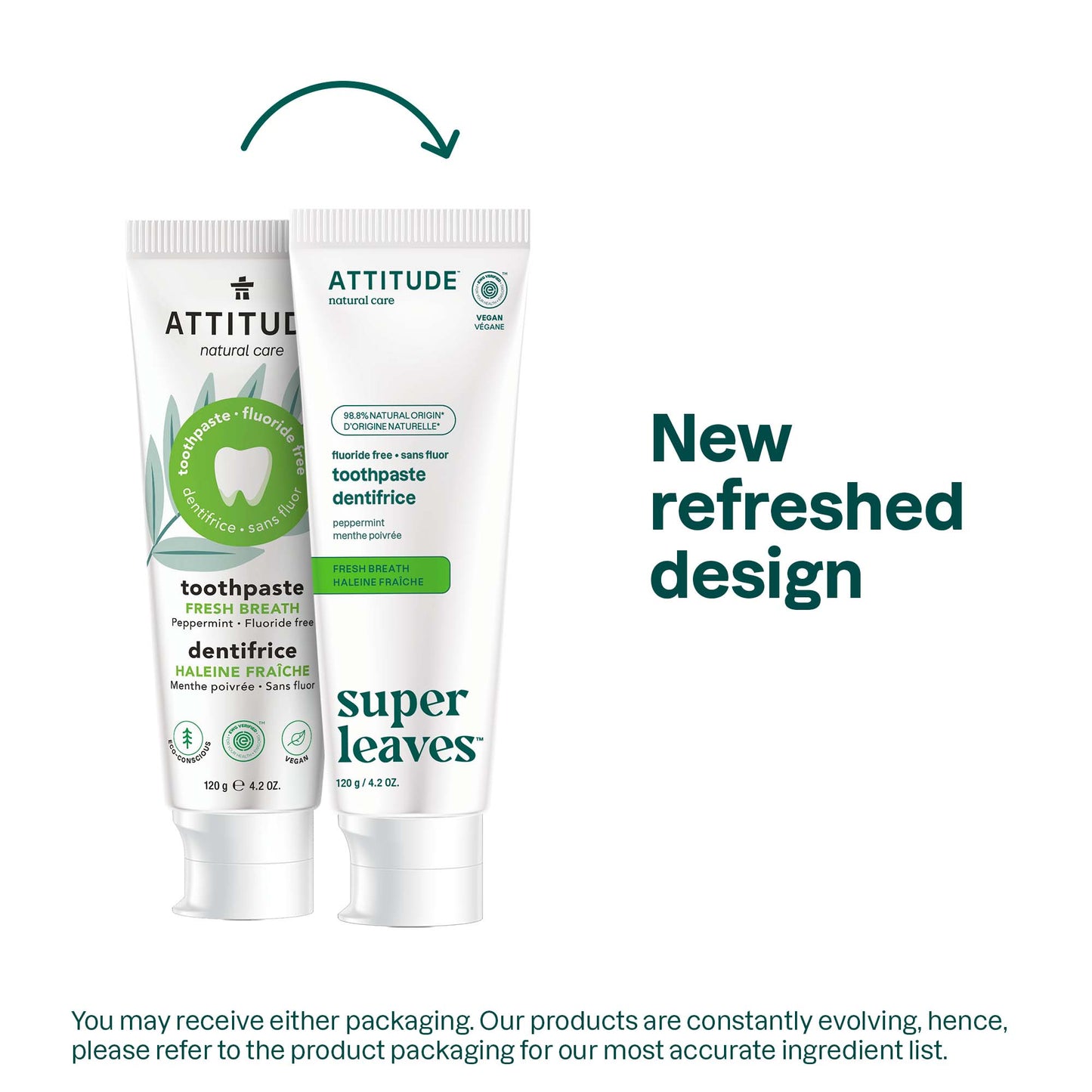 Fluoride Free Adult Toothpaste - Fresh Breath