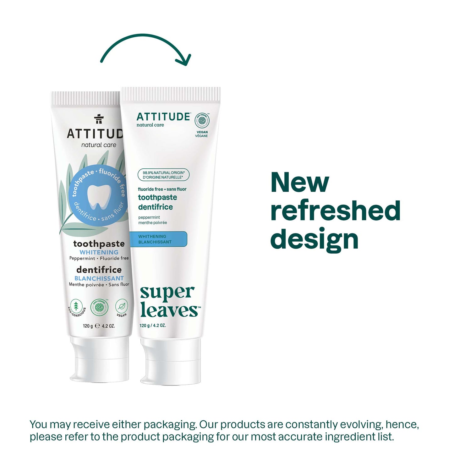 Fluoride Free Adult Toothpaste - Whitening