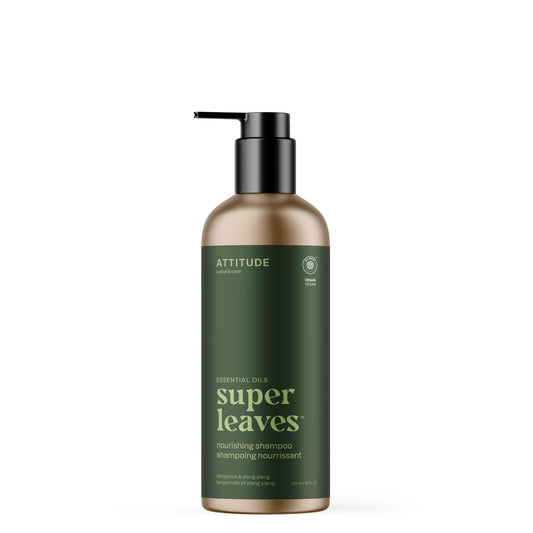 ATTITUDE Super Leaves Essential oils shampoo nourishing Bergamot and ylang-ylang 19102_en?_main? 473mL