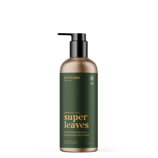 ATTITUDE Super Leaves Essential oils shampoo volumizing Petitgrain and jasmine 19101_en?_main? 473mL