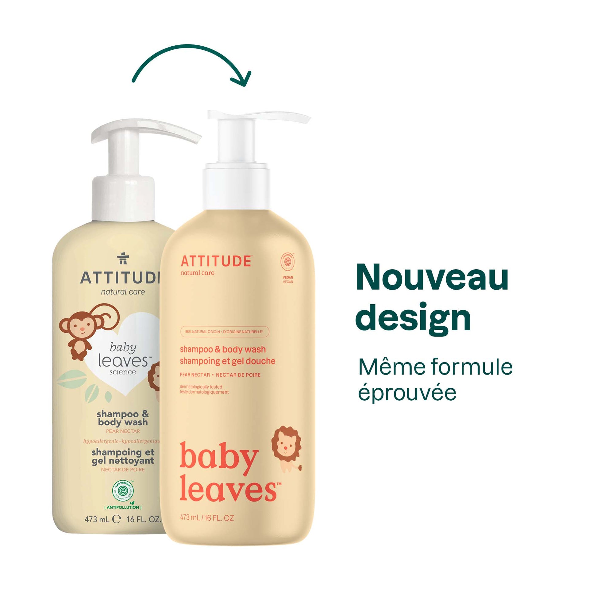 ATTITUDE baby leaves™ 2-In-1 Shampoo and Body Wash Pear Nectar 16612_en? Pear Nectar