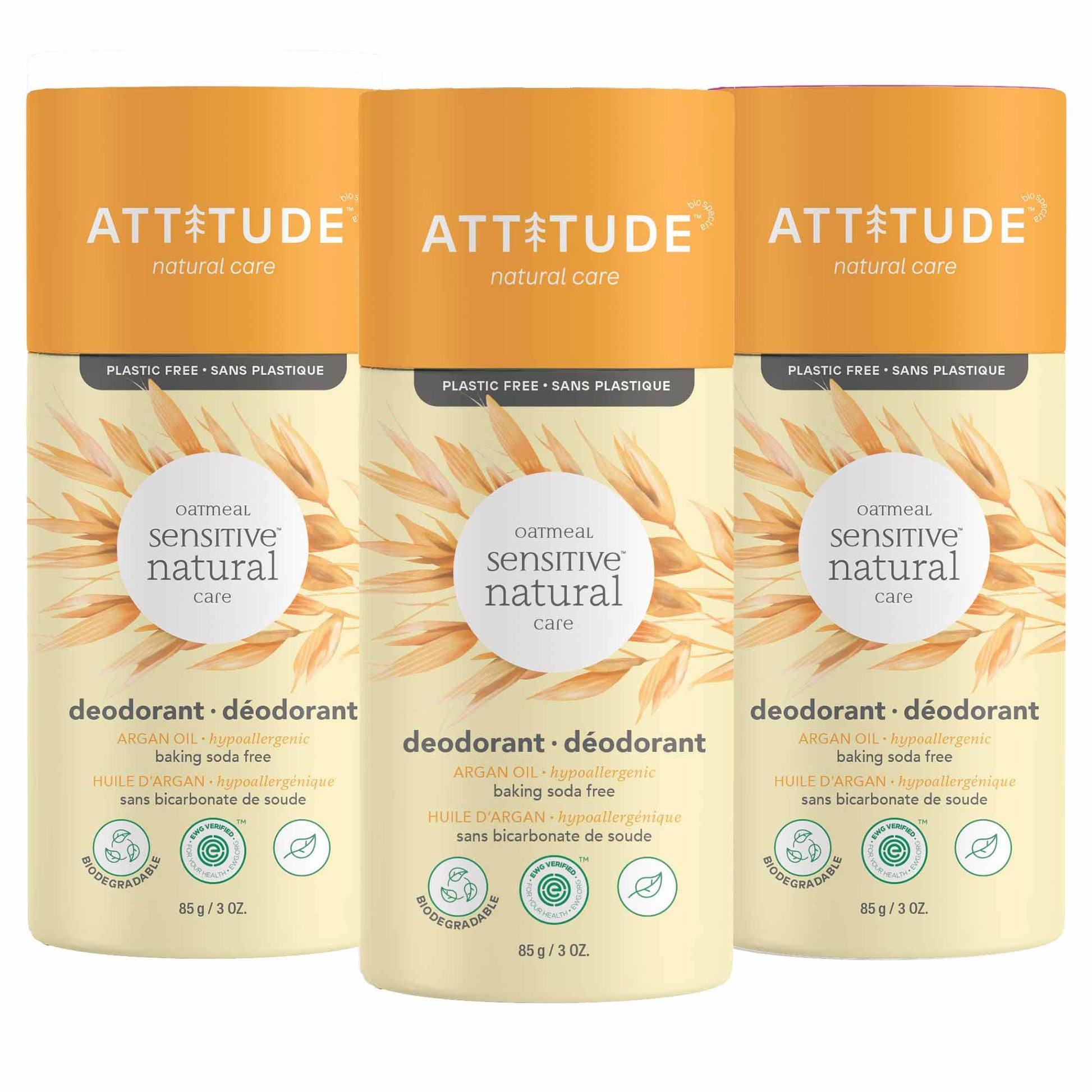 ATTITUDE Baking Soda Free Deodorant Sensitive Skin Argan oil_en? Argan Oil 3 units