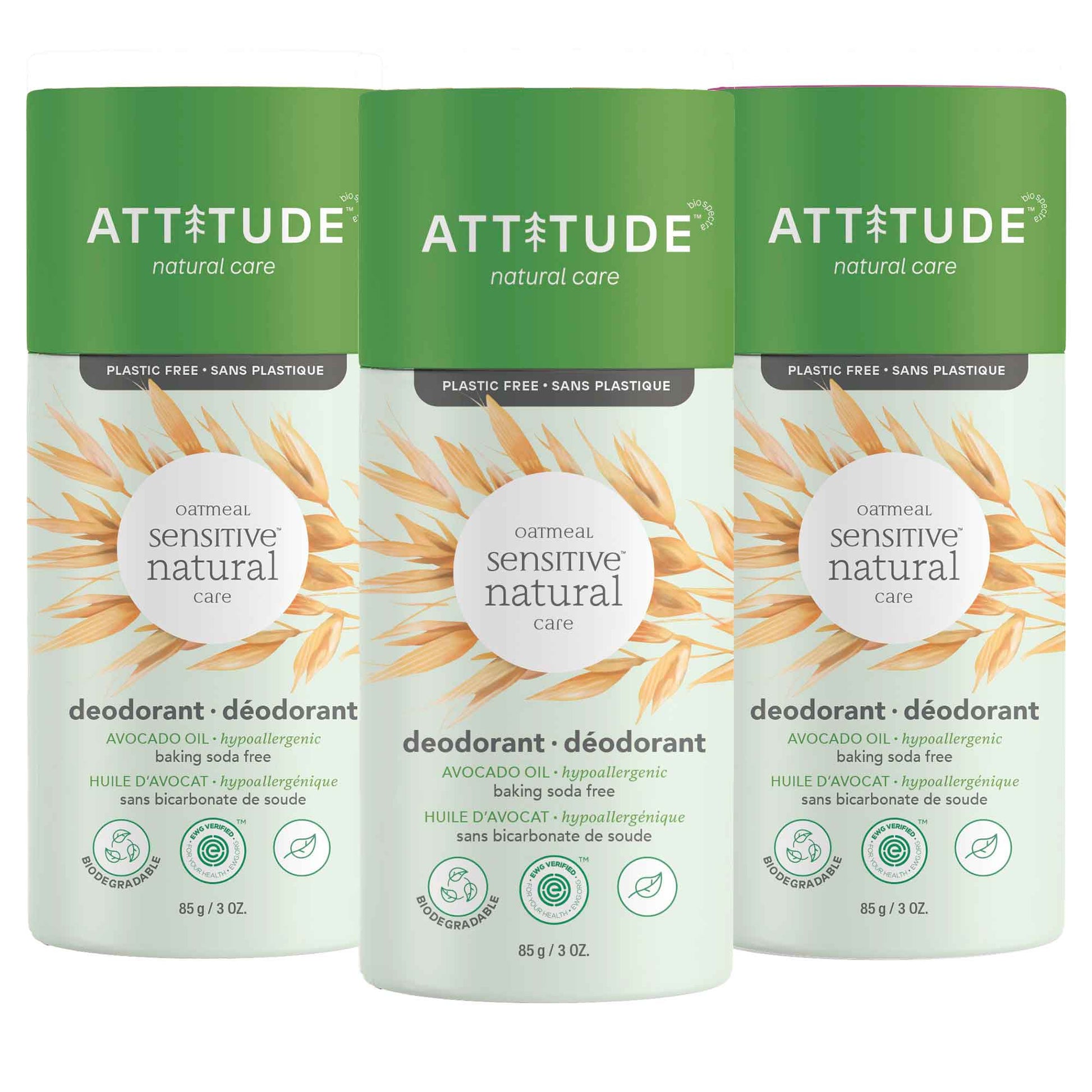 ATTITUDE Baking Soda Free Deodorant Sensitive Skin Avocado oil_en? Avocado Oil 3 units