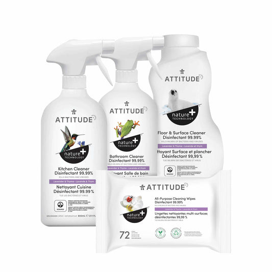 Attitude Bundle of 4 essential disinfectants nature thym and lavander BDL_a76_10482_en?_main?