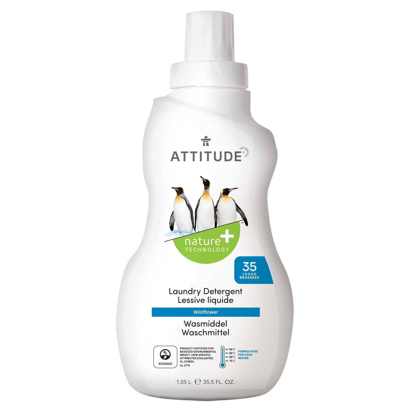 ATTITUDE Nature+ Technology Laundry Detergent 35 loads - Wildflowers 42032_en?_main? 	Wildflowers / 35 loads