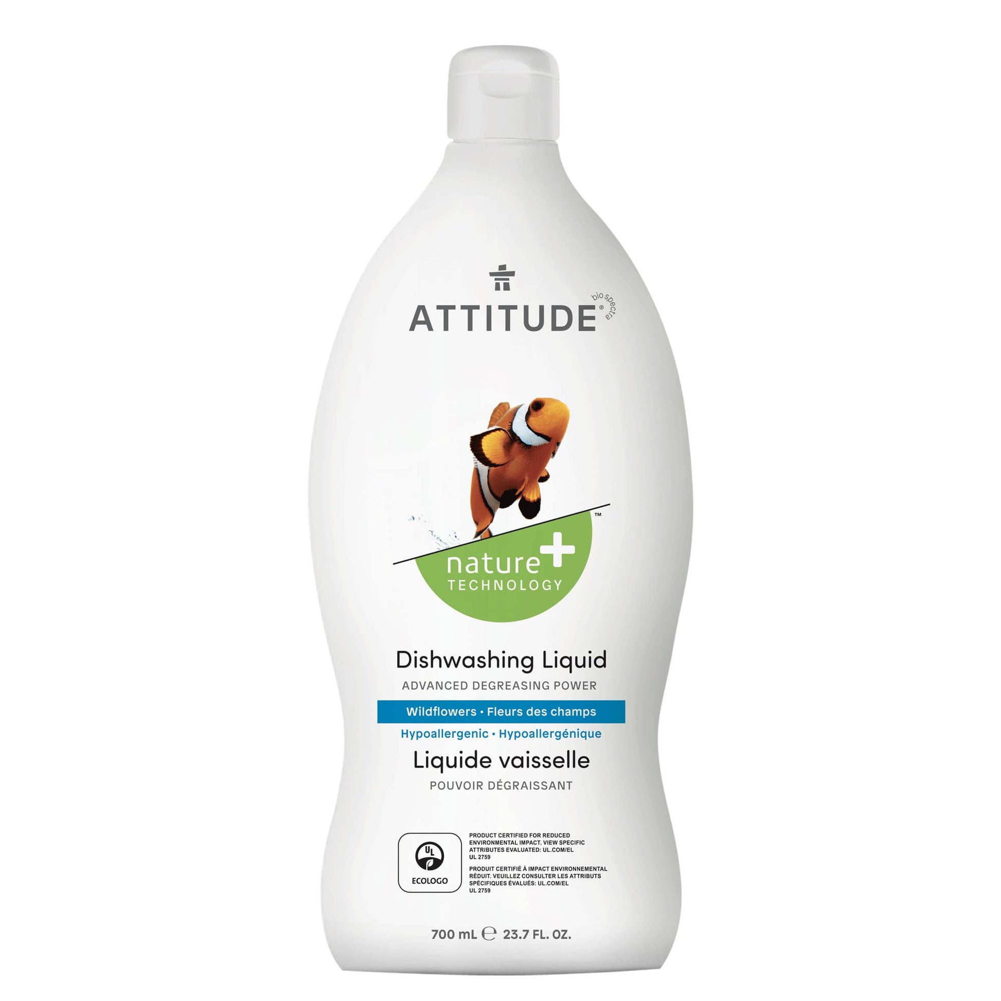 ATTITUDE Nature+ dishwashing liquid wildflowers hypoallergenic 13173_en?_main? Wildflowers / 700 mL