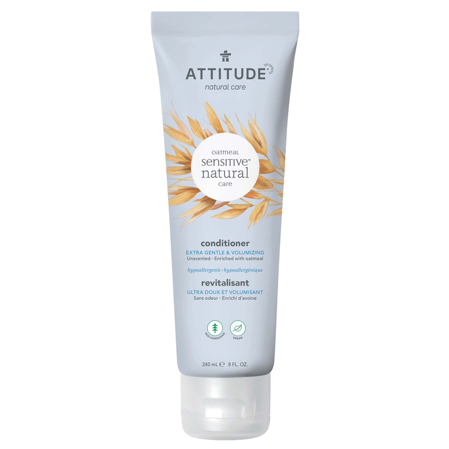 ATTITUDE Oatmeal sensitive natural care Conditioner Extra Gentle & Volumizing Unscented 240 mL_en?_main? 240 mL